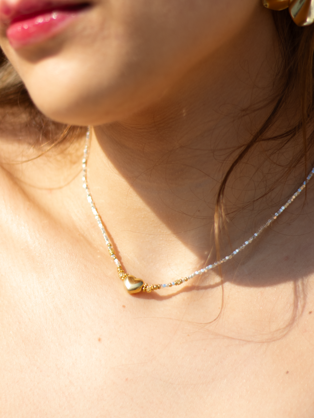 Amara - Collier Dorée & Argentée
