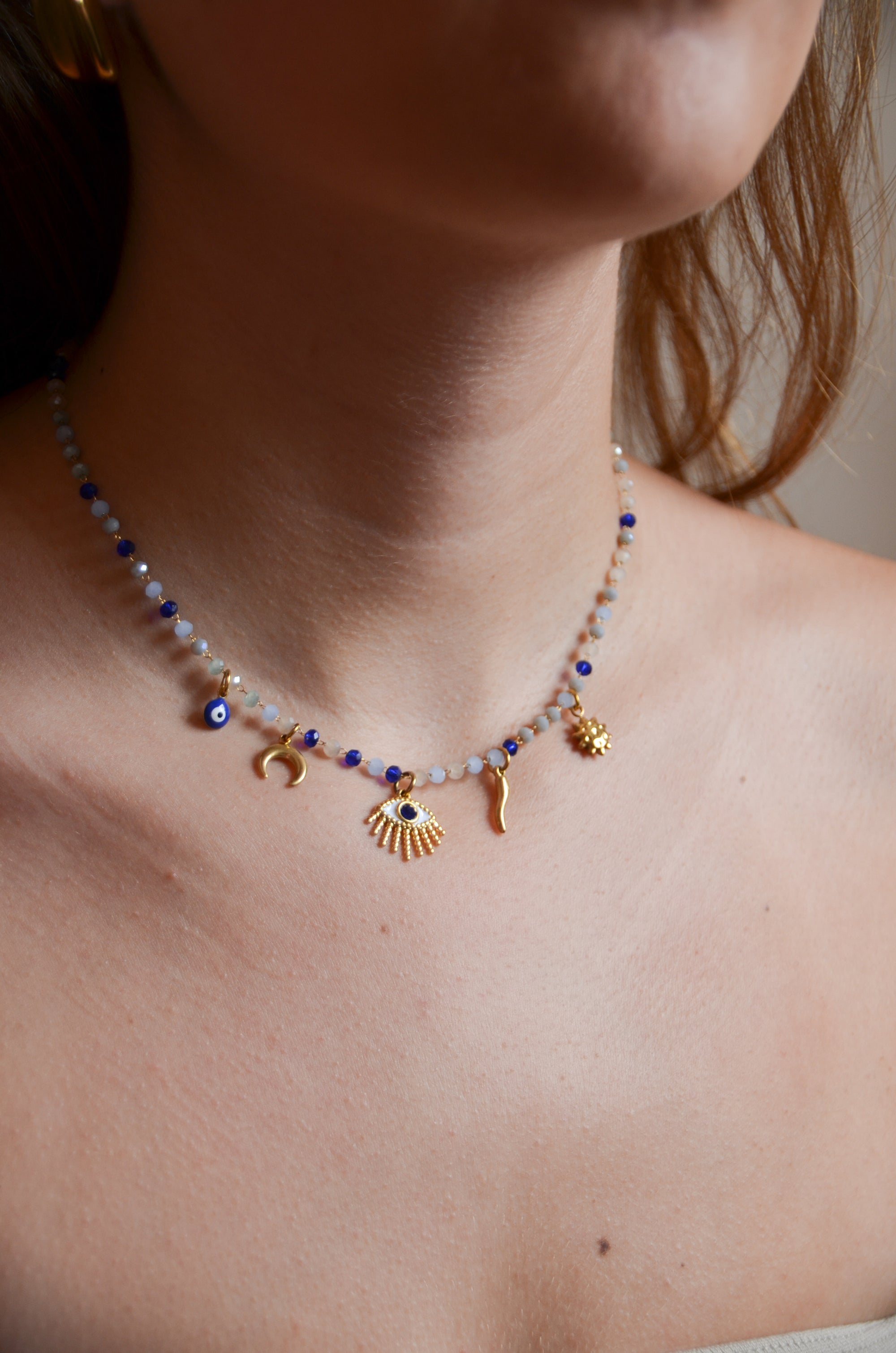 Mykonos - Collier à charms Exclusif