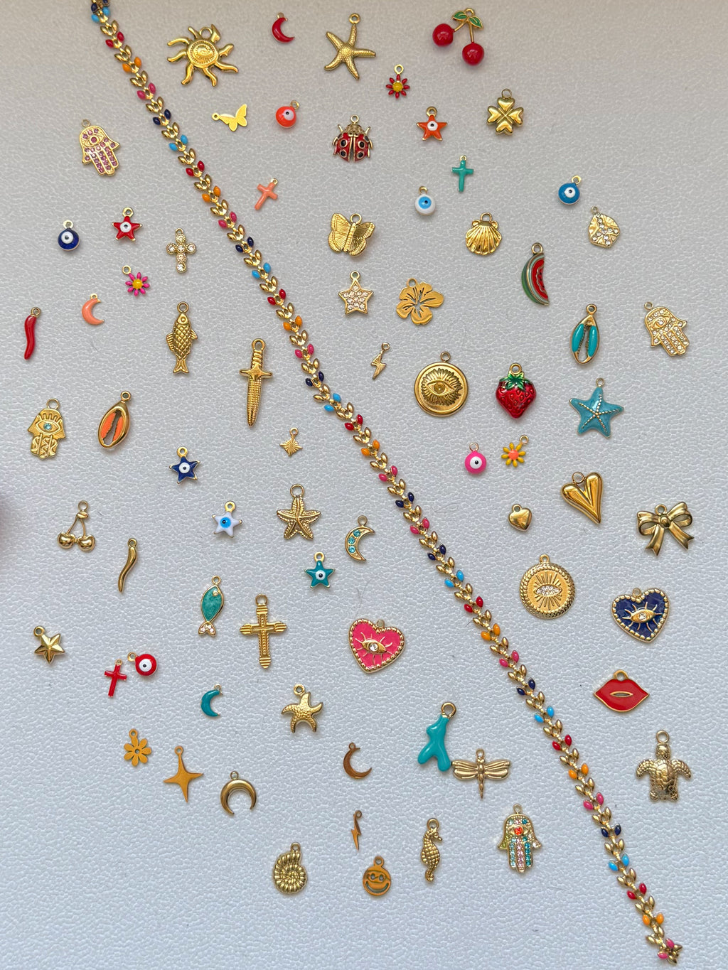 Rio - Collier à Charms Coloré