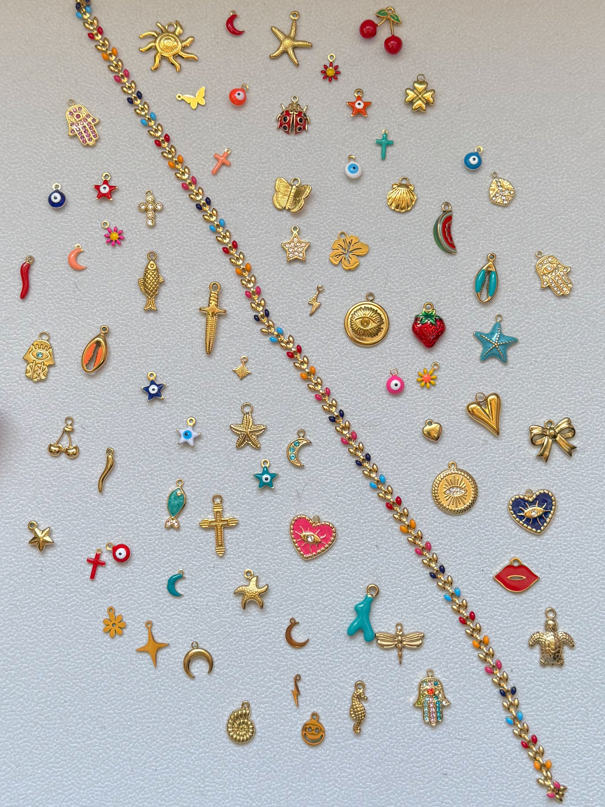 Rio - Collier à Charms Coloré