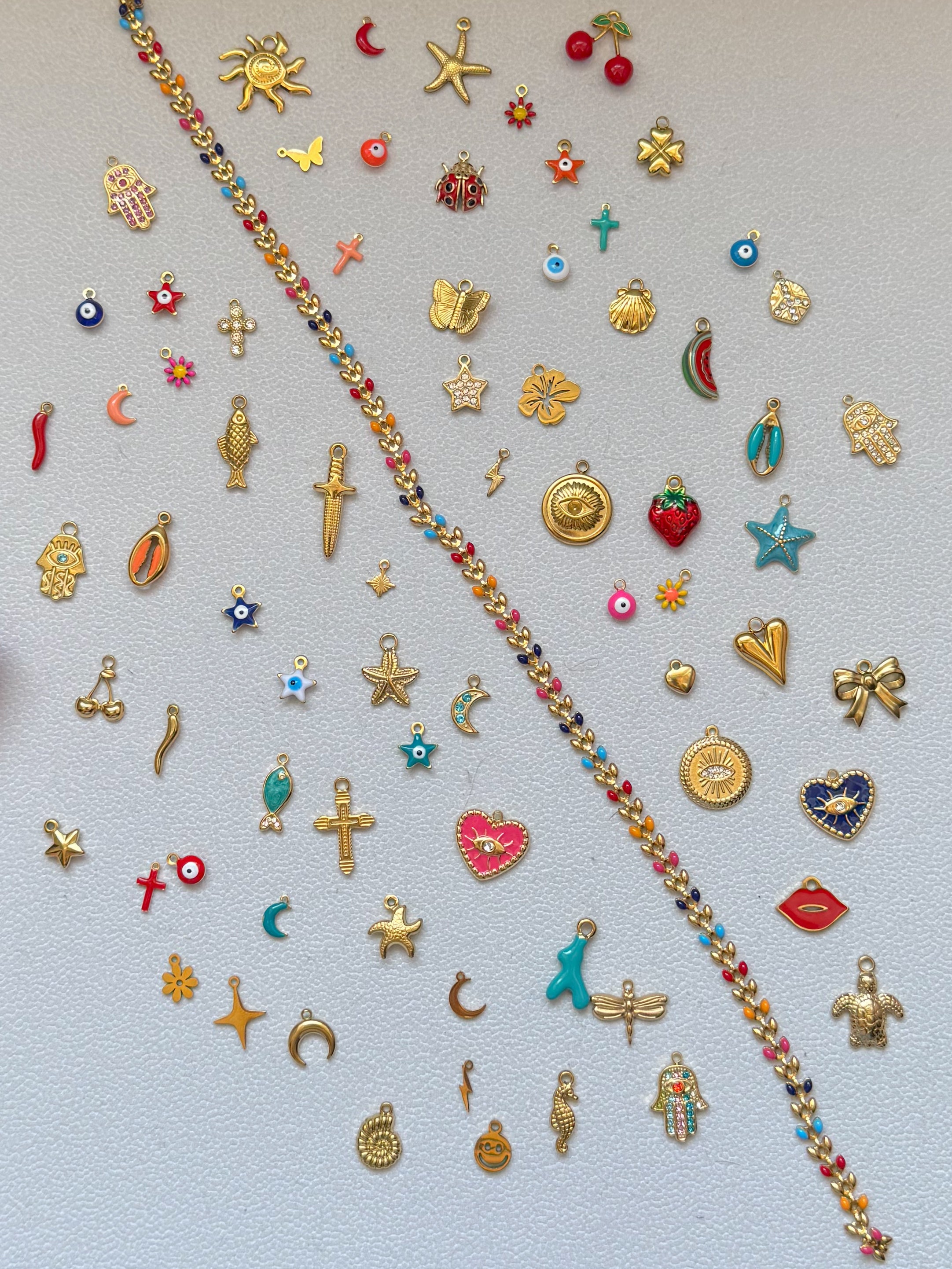 Rio - Collier à Charms Coloré