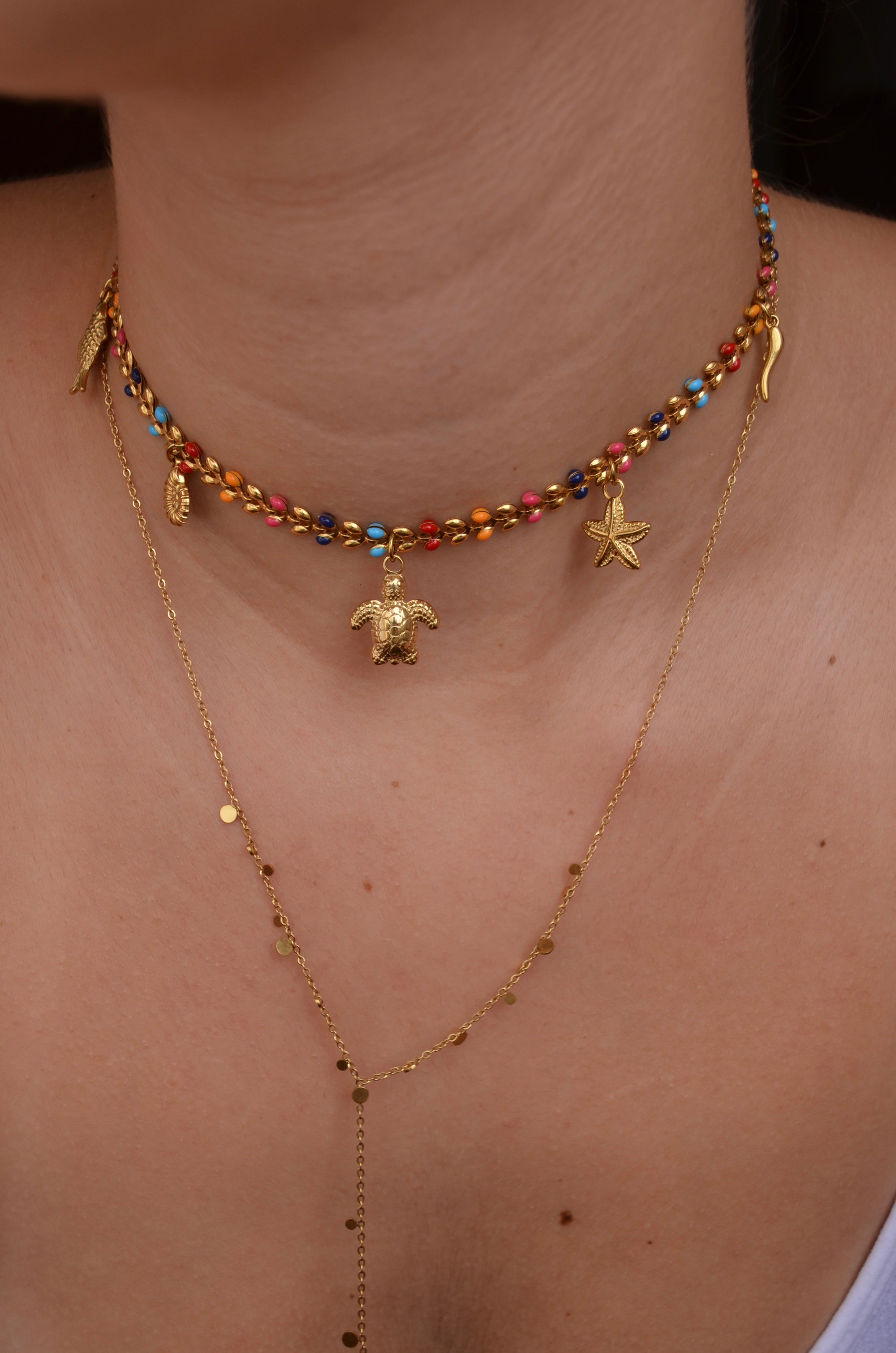 Sunset - Collier à Charms Exclusif
