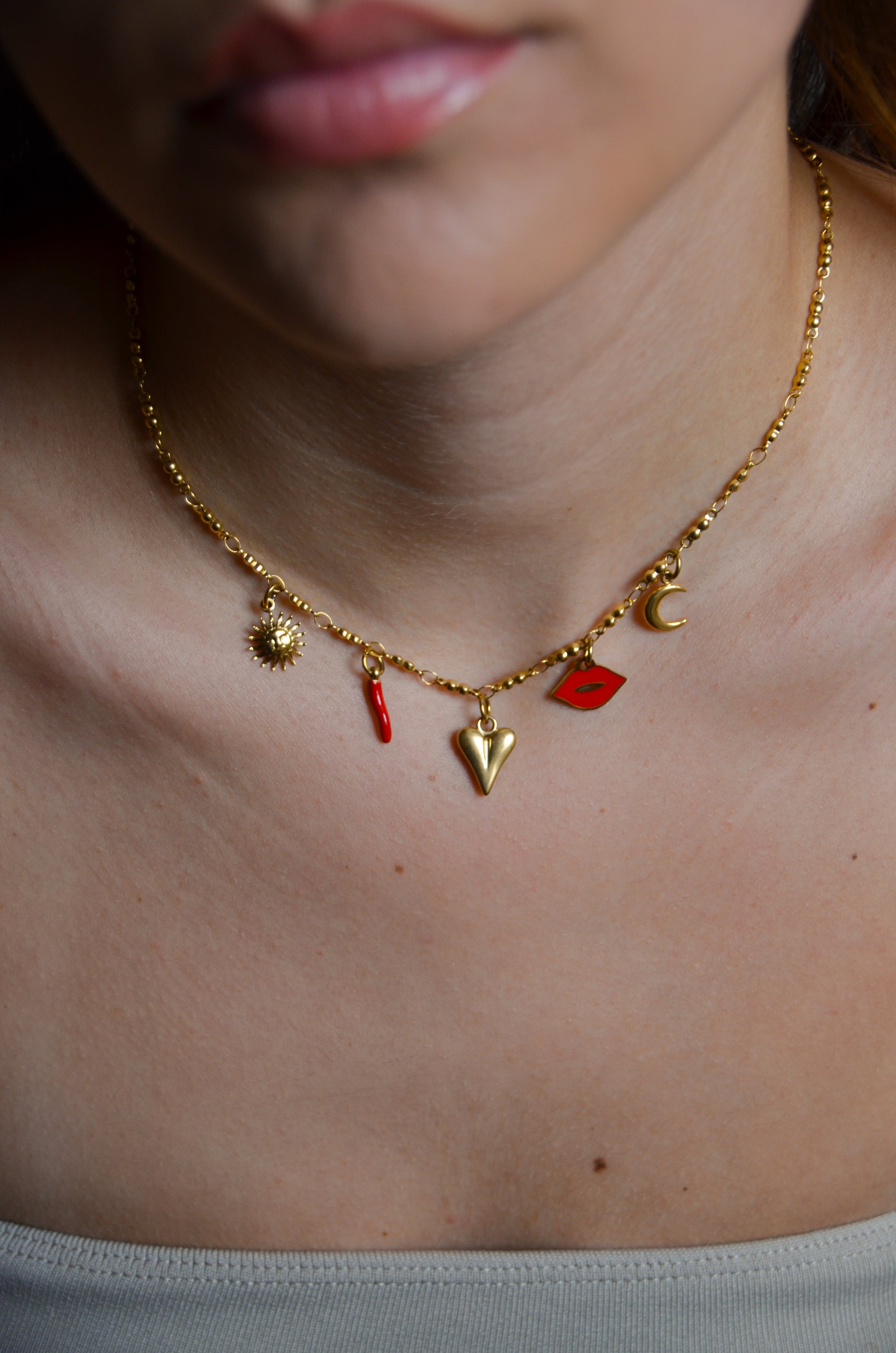 Chérie - Collier à Charms Exclusif