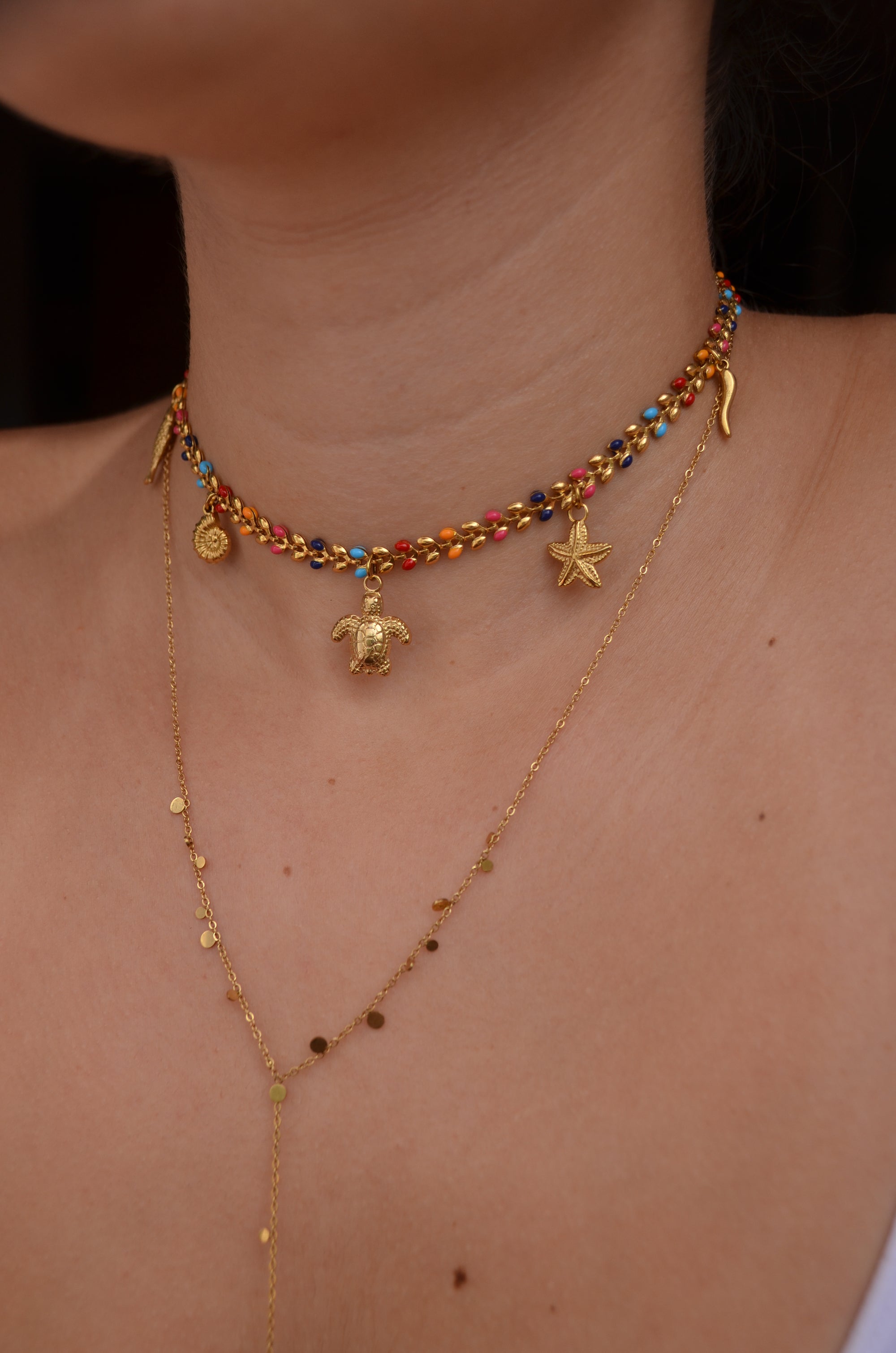 Sunset - Collier à Charms Exclusif