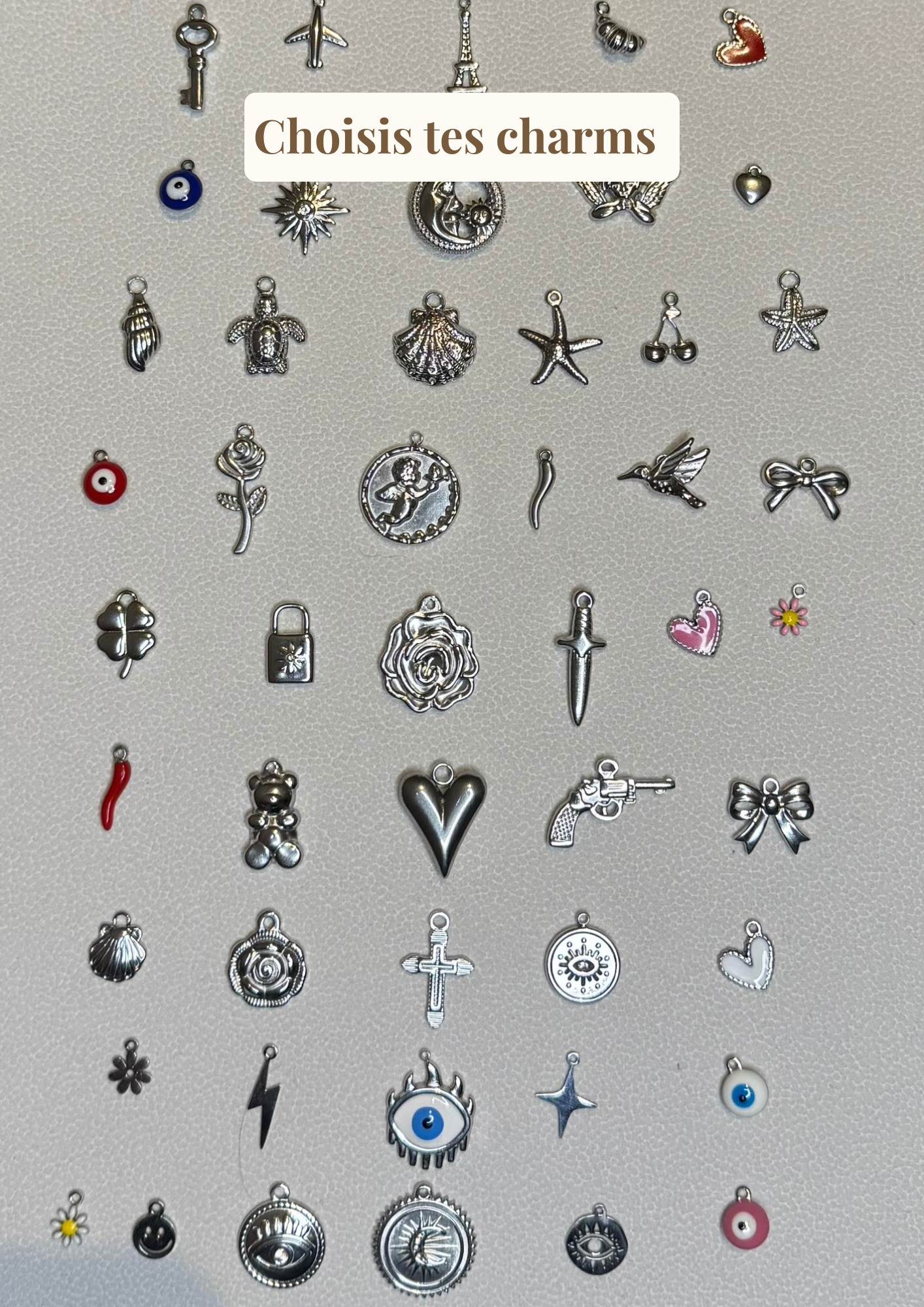 Bracelet Charms Personnalisable Argenté