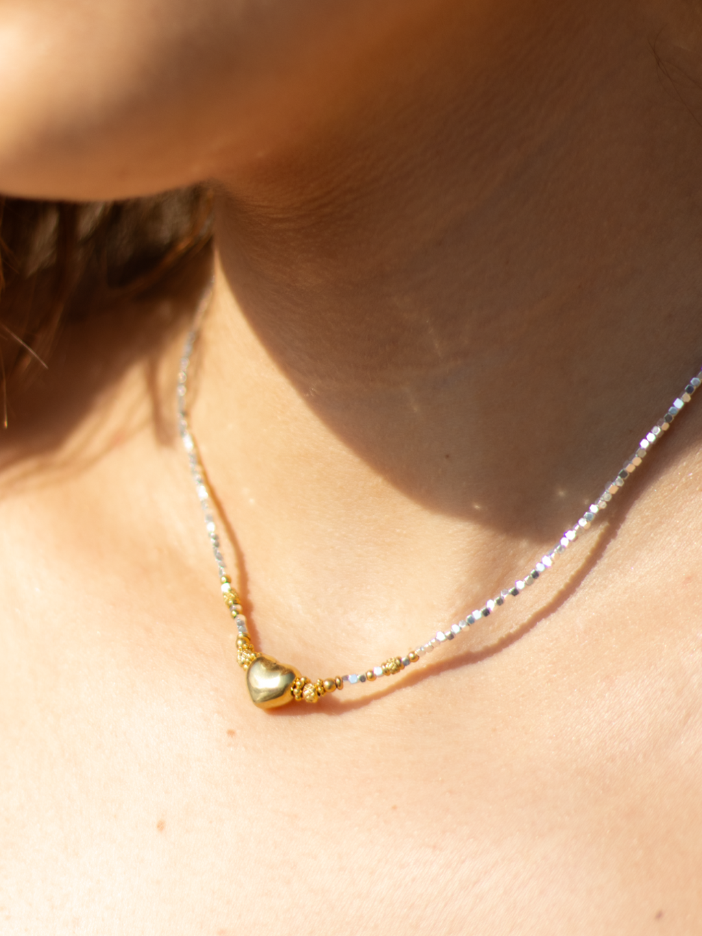 Amara - Collier Dorée & Argentée