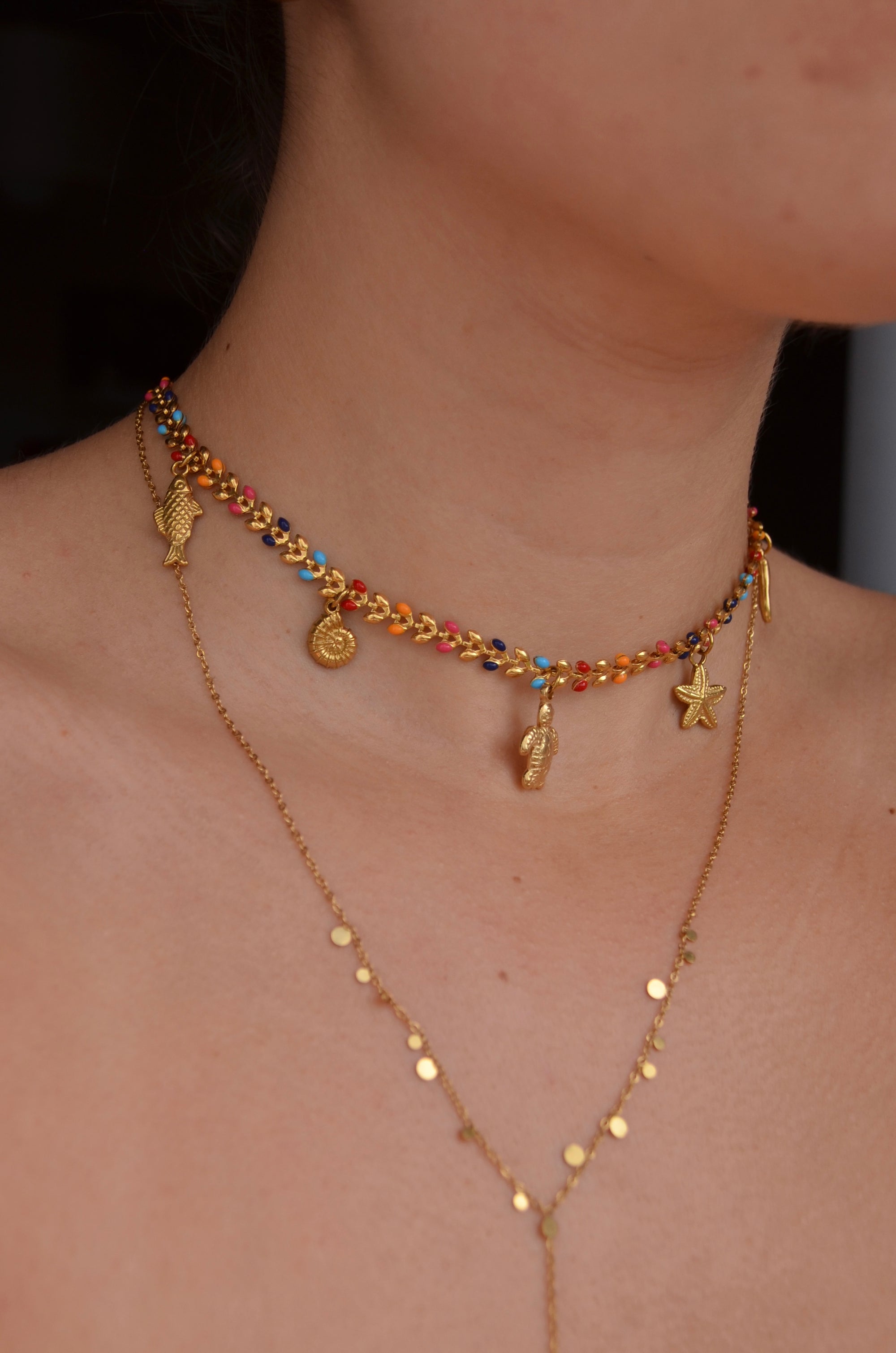Sunset - Collier à Charms Exclusif