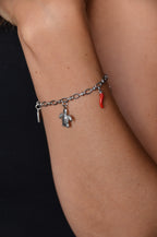 Love - Bracelet à Charms Argenté