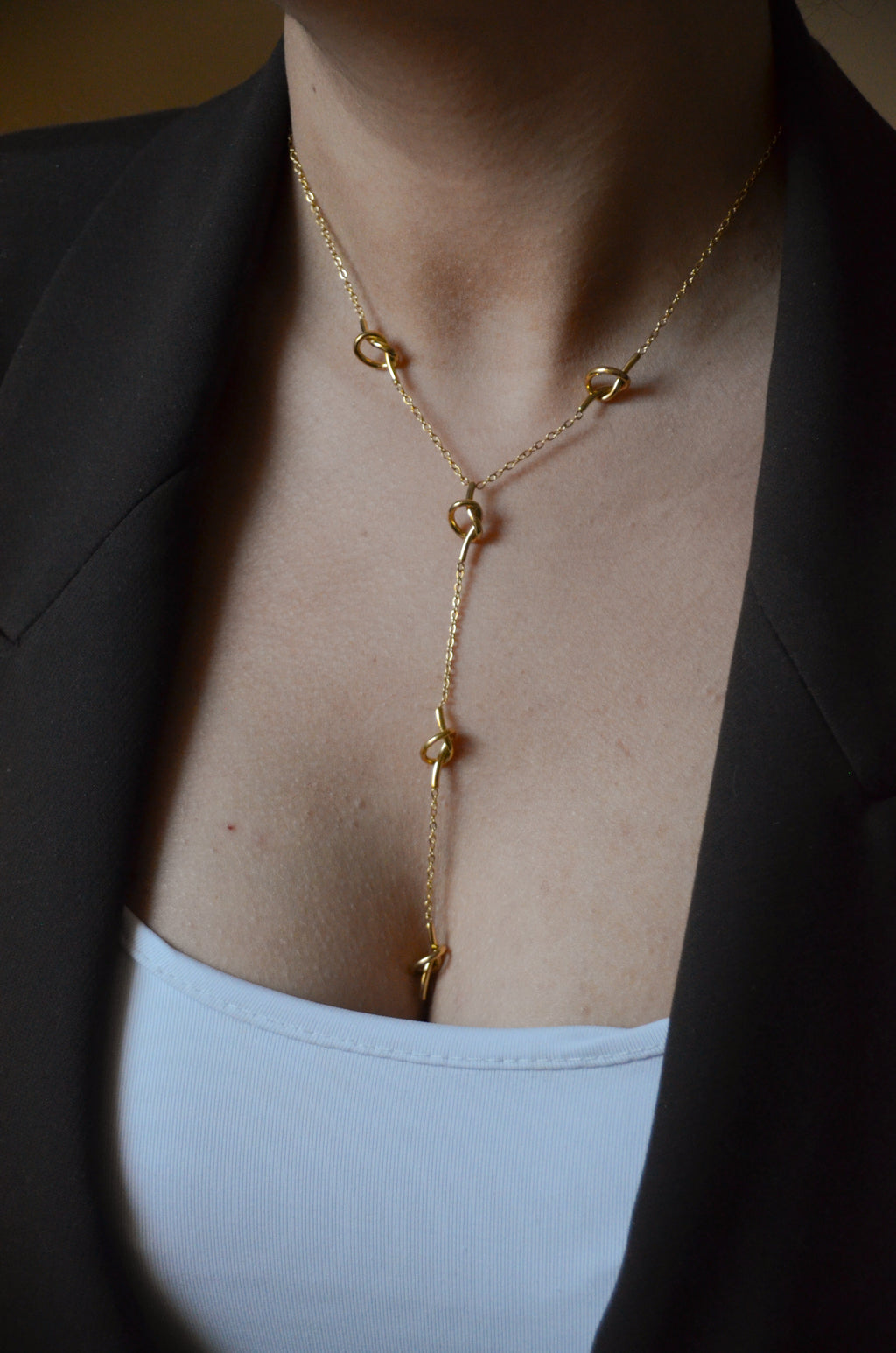 Eclat - Collier Cascade Doré ou Argenté