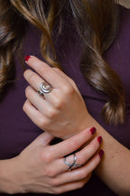 Tendresse - Bague Doré et Argenté