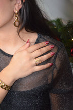 Elora - Bague Torsadée Doré ou Argenté