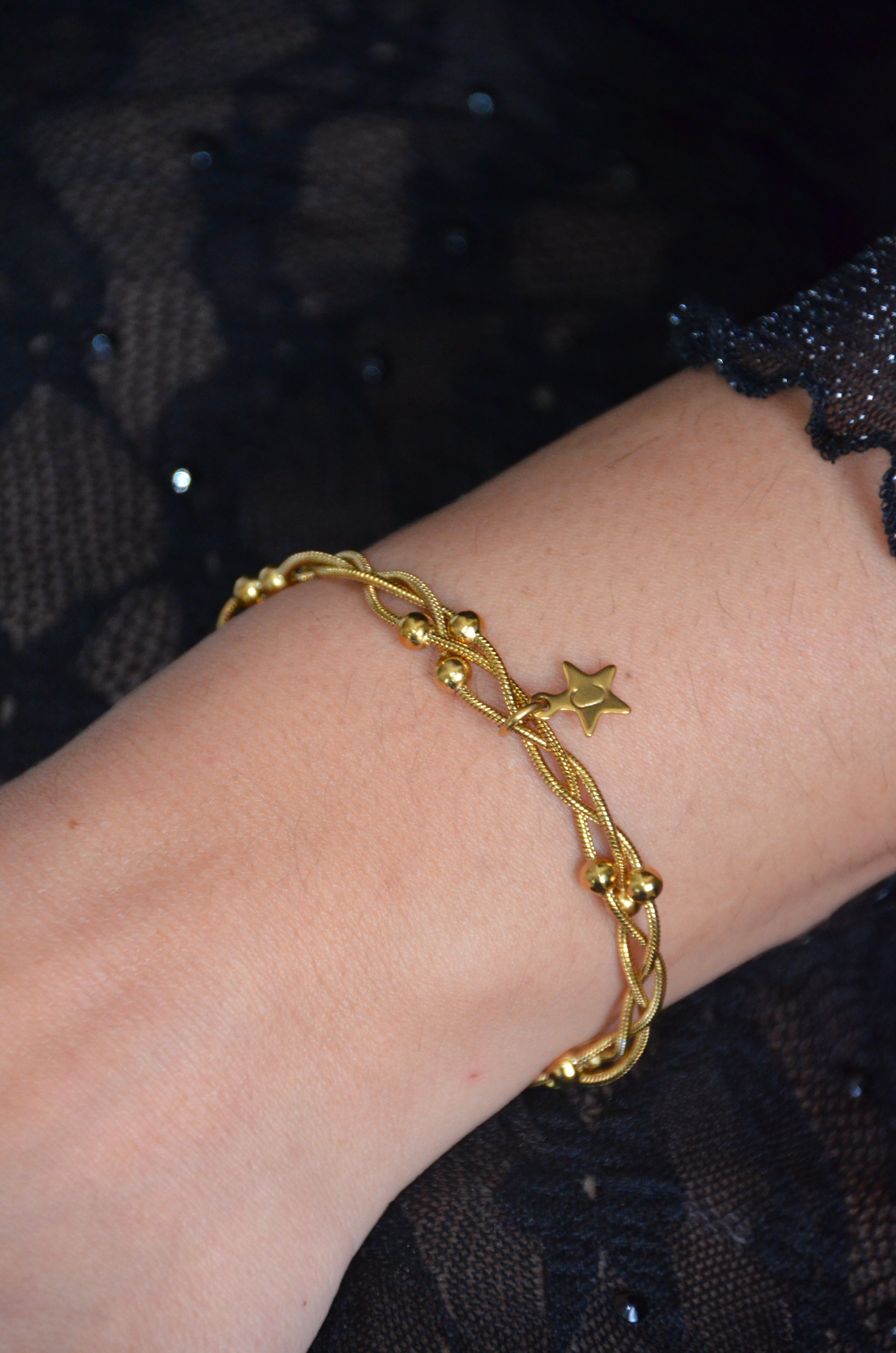 Néora - Bracelet Personnalisable Doré ou Argenté