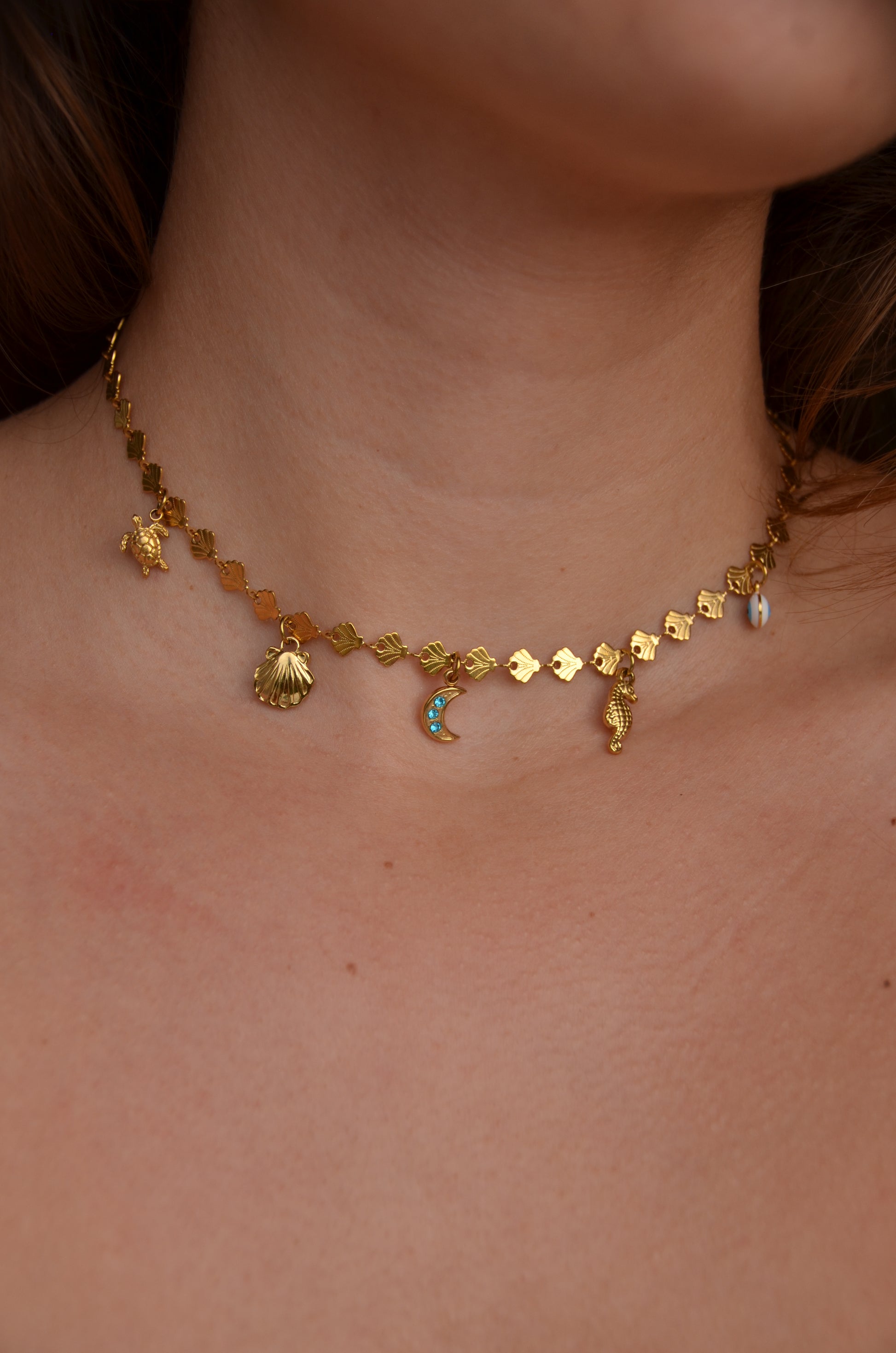 Luna - Collier à Charms Exclusif