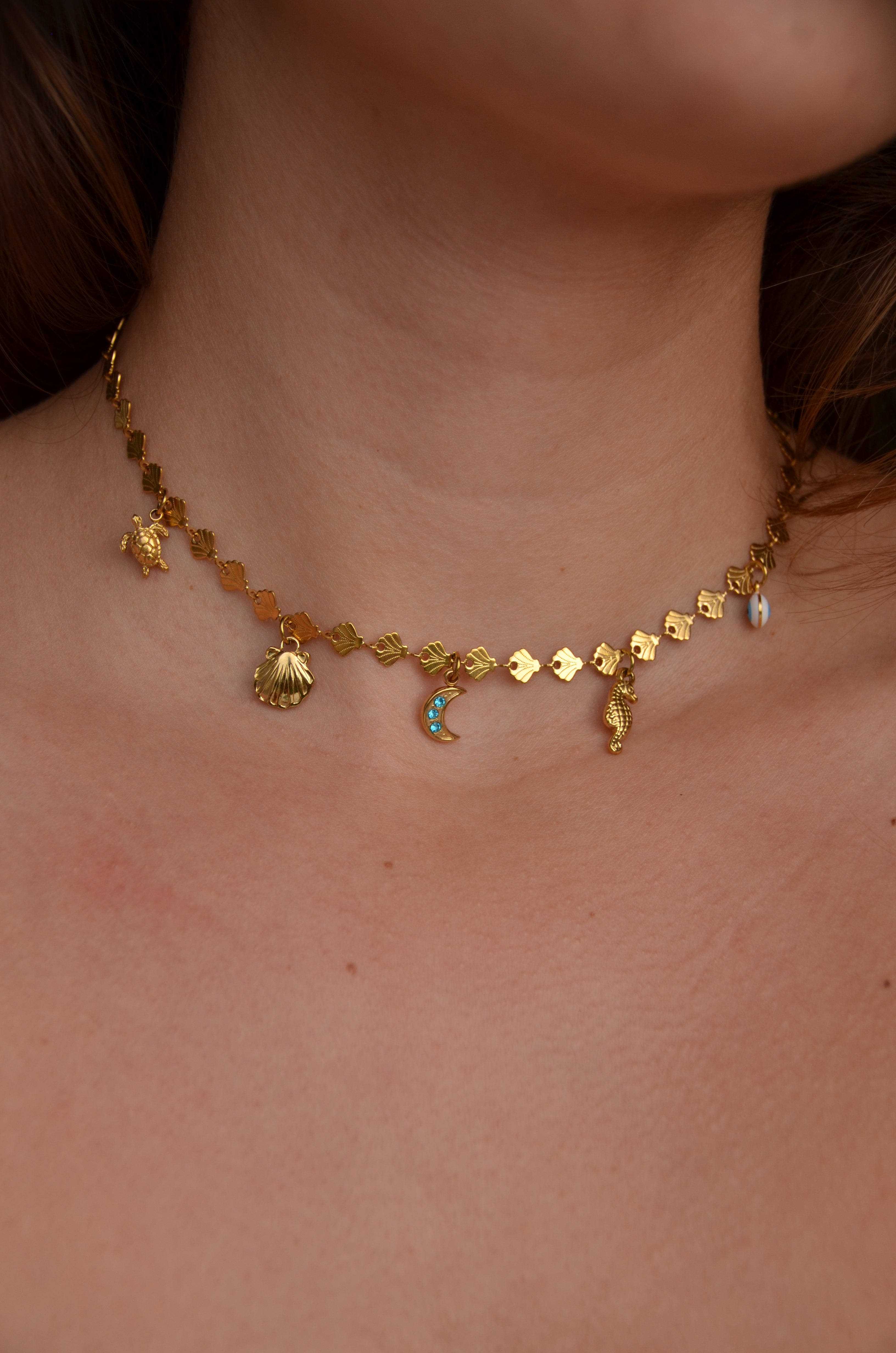 Luna - Collier à Charms Exclusif