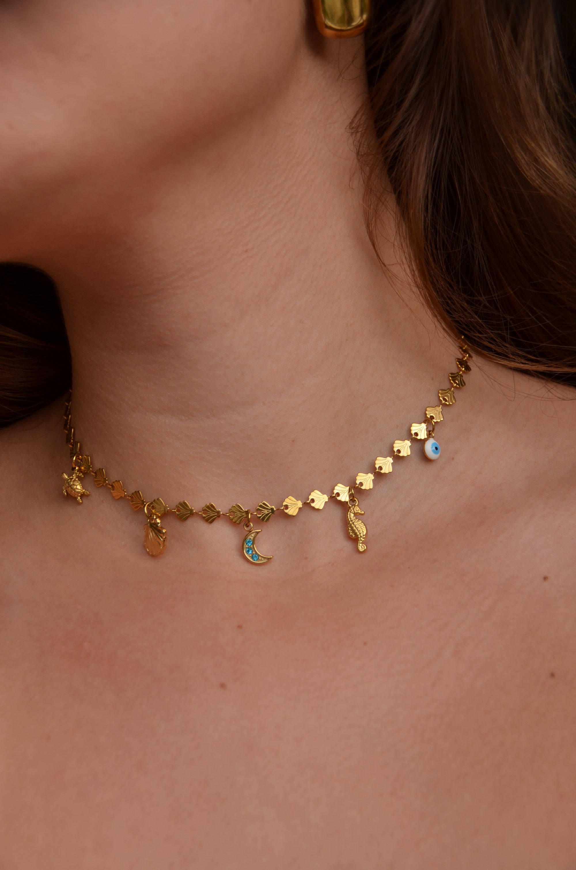 Luna - Collier à Charms Exclusif
