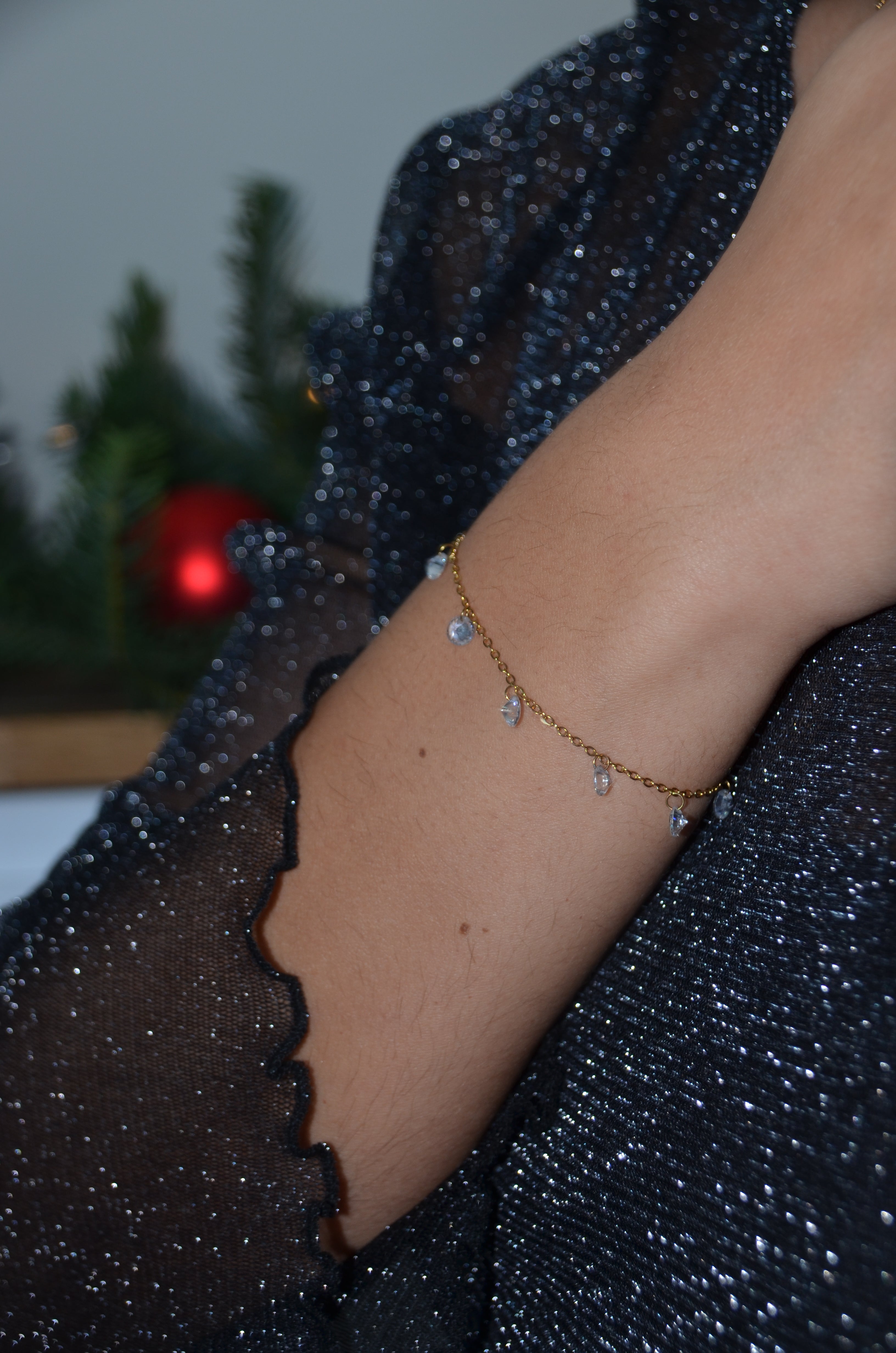 Parure Collier, Bracelet & Bague - Coffret Noël