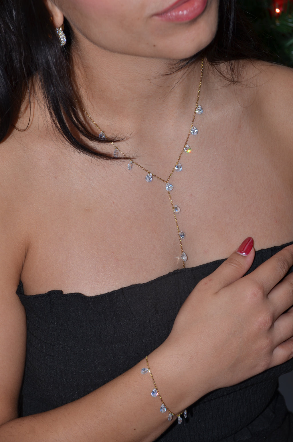 Parure Collier & Bracelet - Coffret Noël