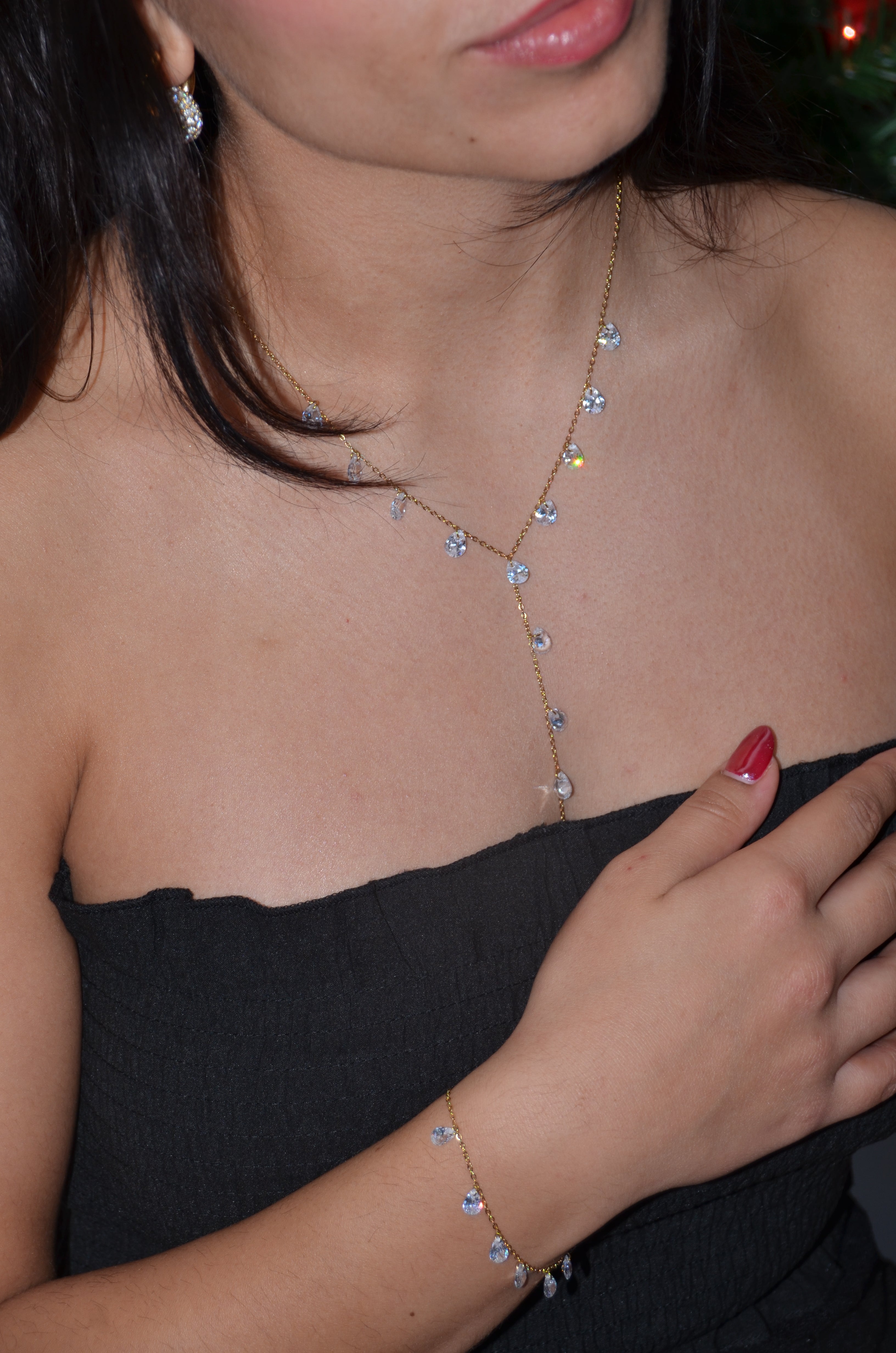 Parure Collier & Bracelet - Coffret Noël