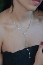 Bella - Collier Y à Strass