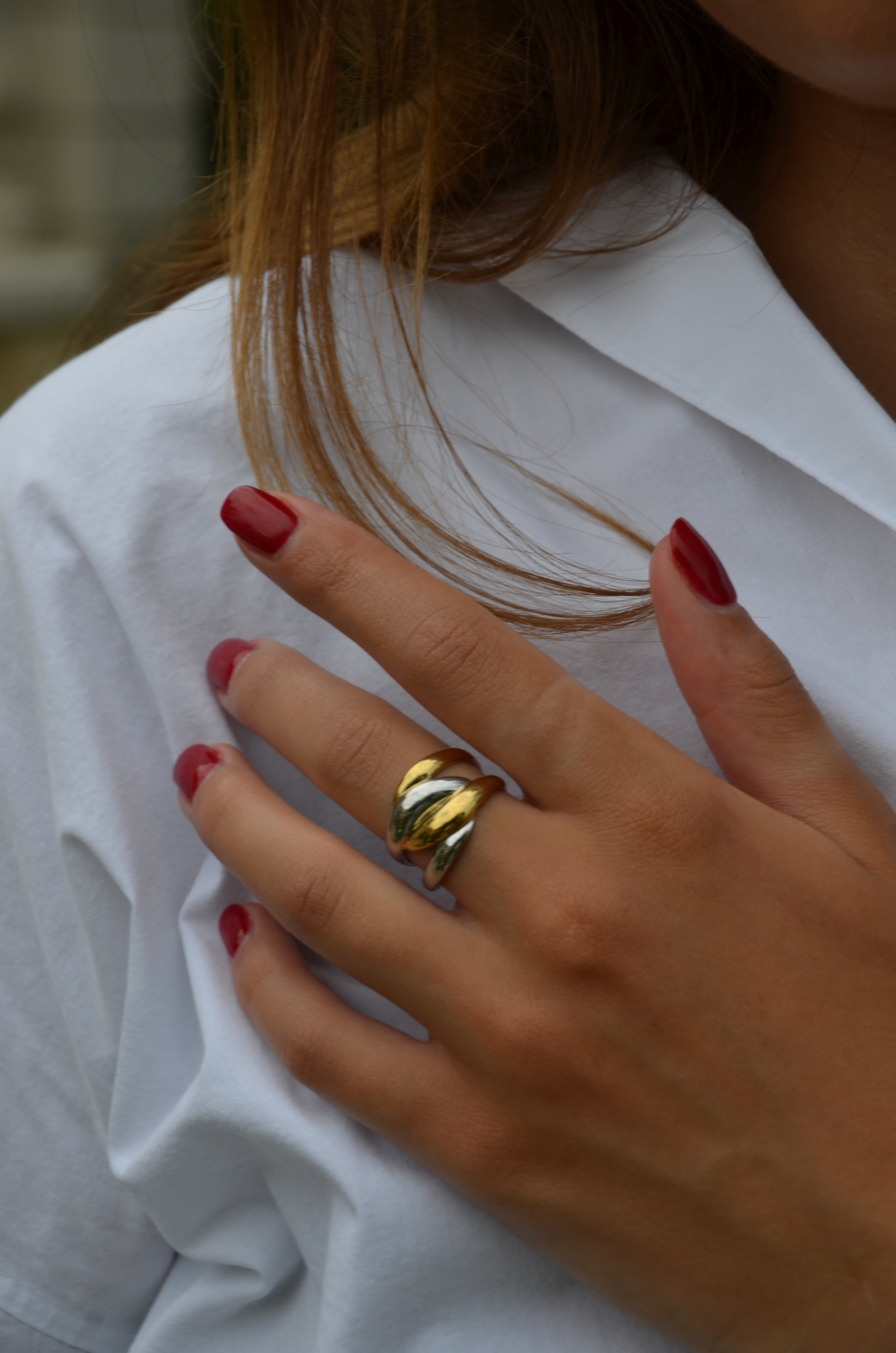 Dita - Bague Bicolore