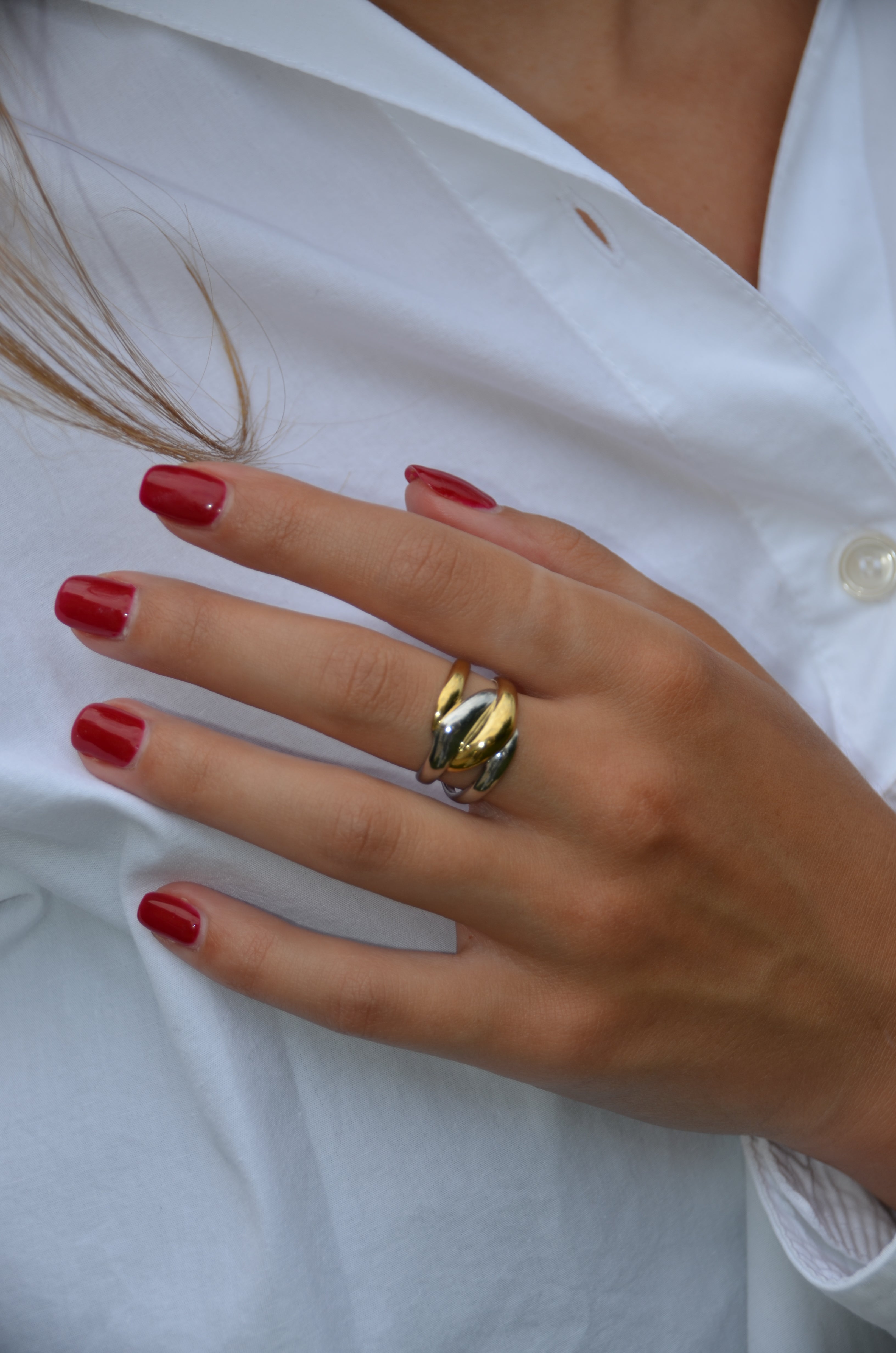 Dita - Bague Bicolore