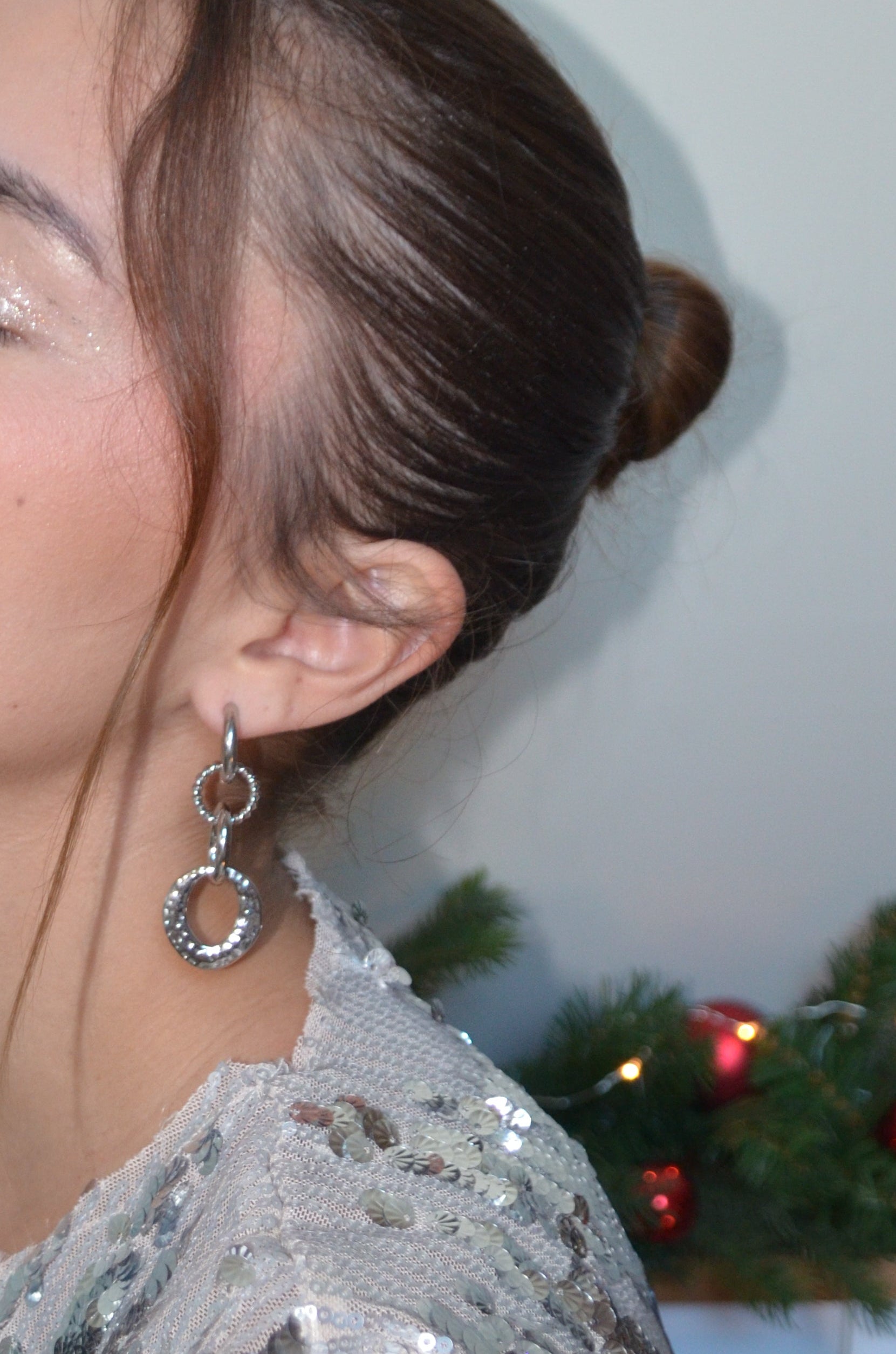 Celeste- Boucles d'oreilles Doré ou Argenté