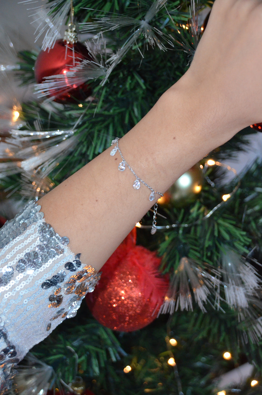 Parure Collier & Bracelet - Coffret Noël