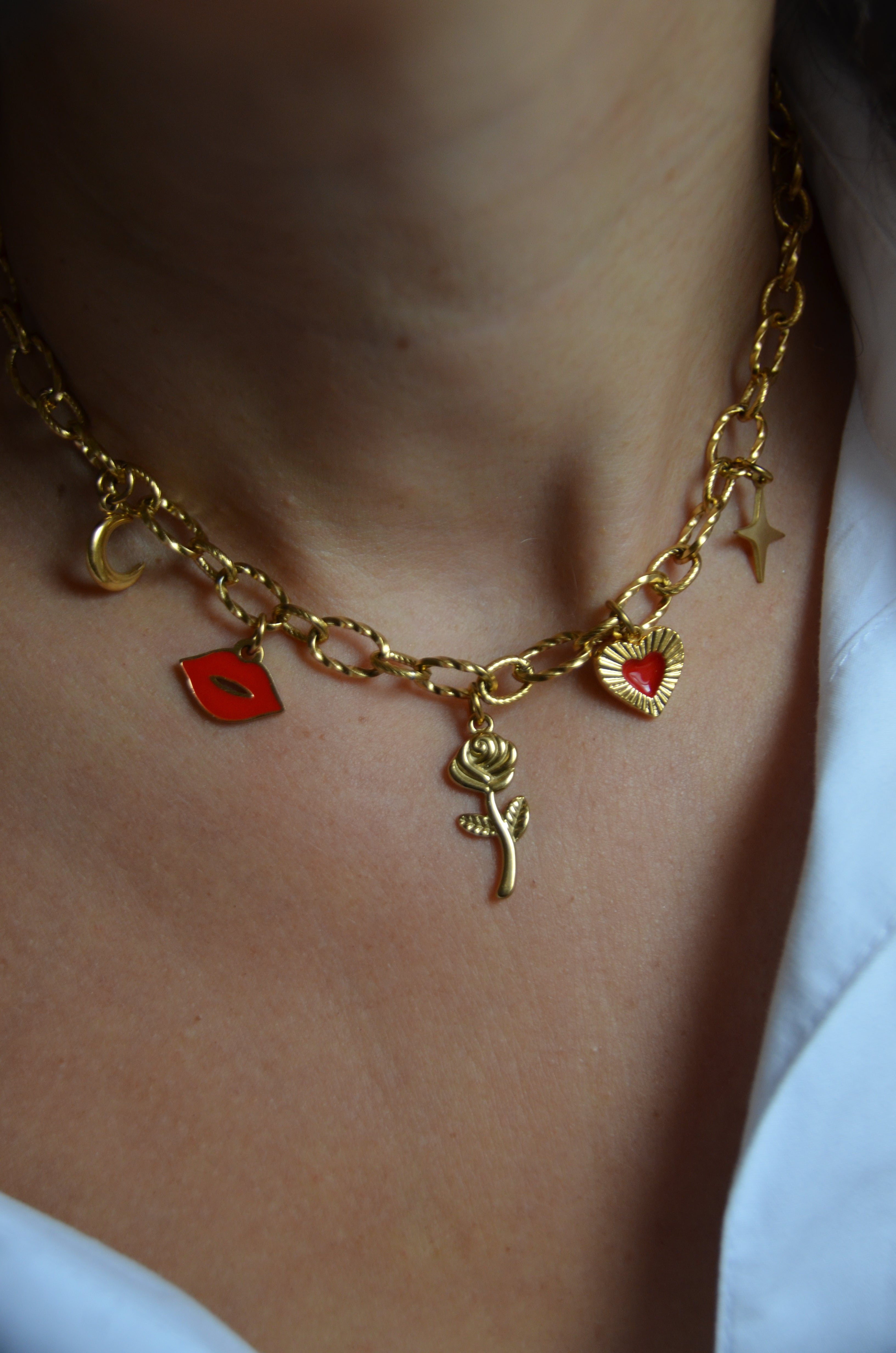 Romantique - Collier à Charms Exclusif