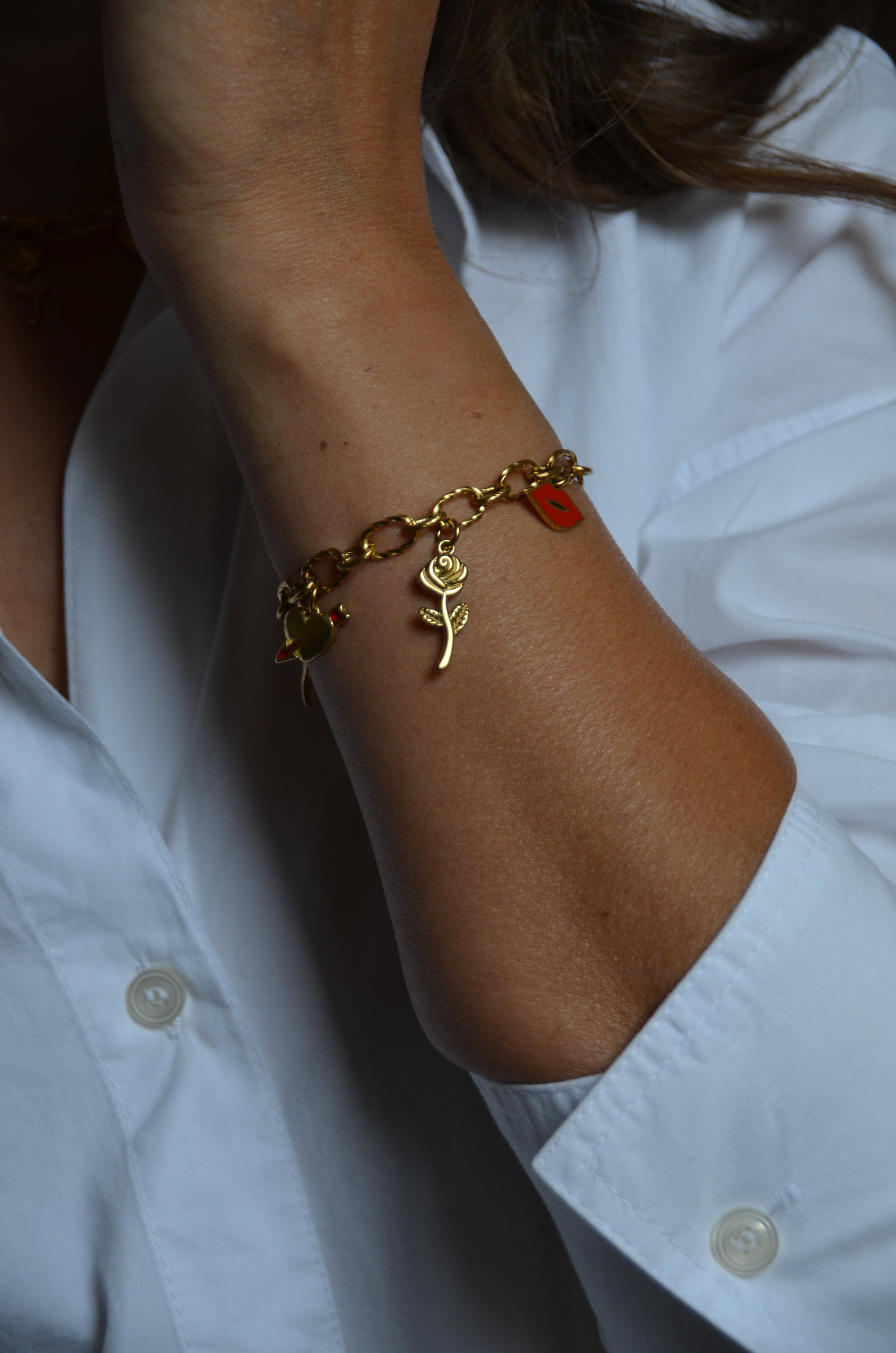 Romantique - Bracelet à Charms Exclusif