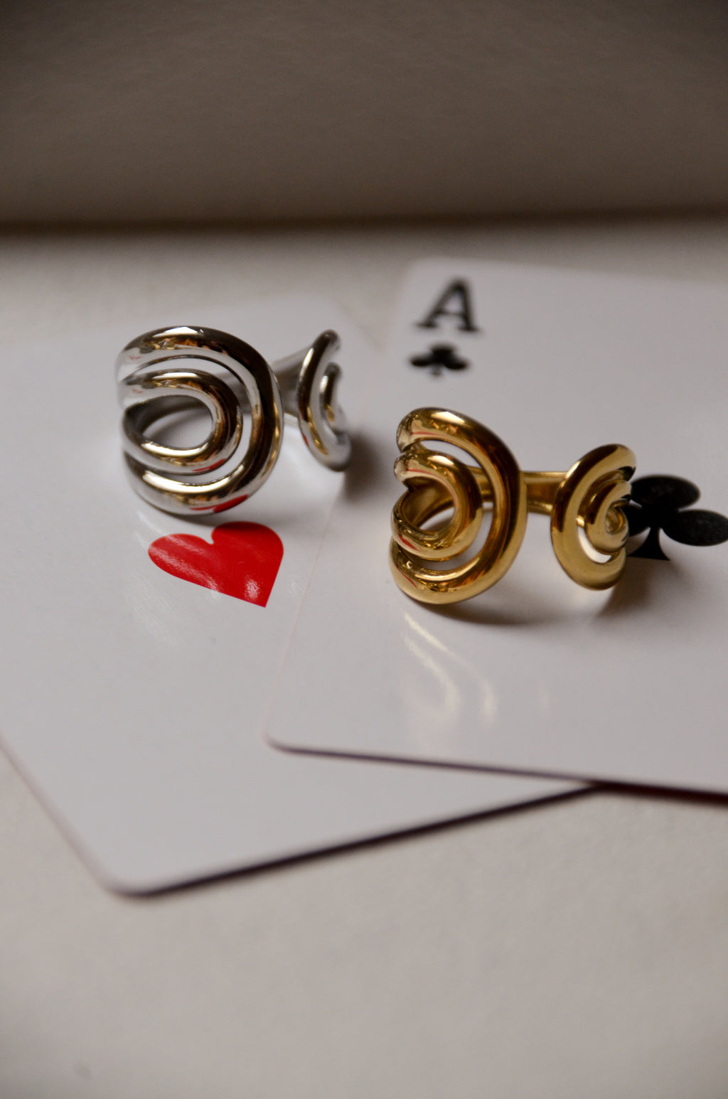 Tendresse - Bague Doré et Argenté