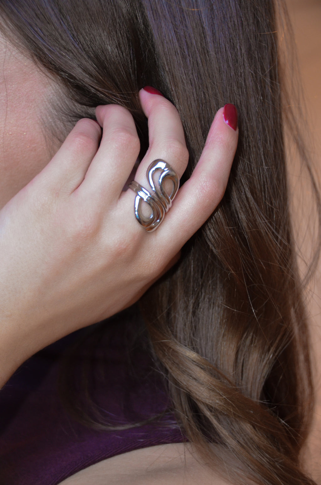 Rose - Bague Doré et Argenté