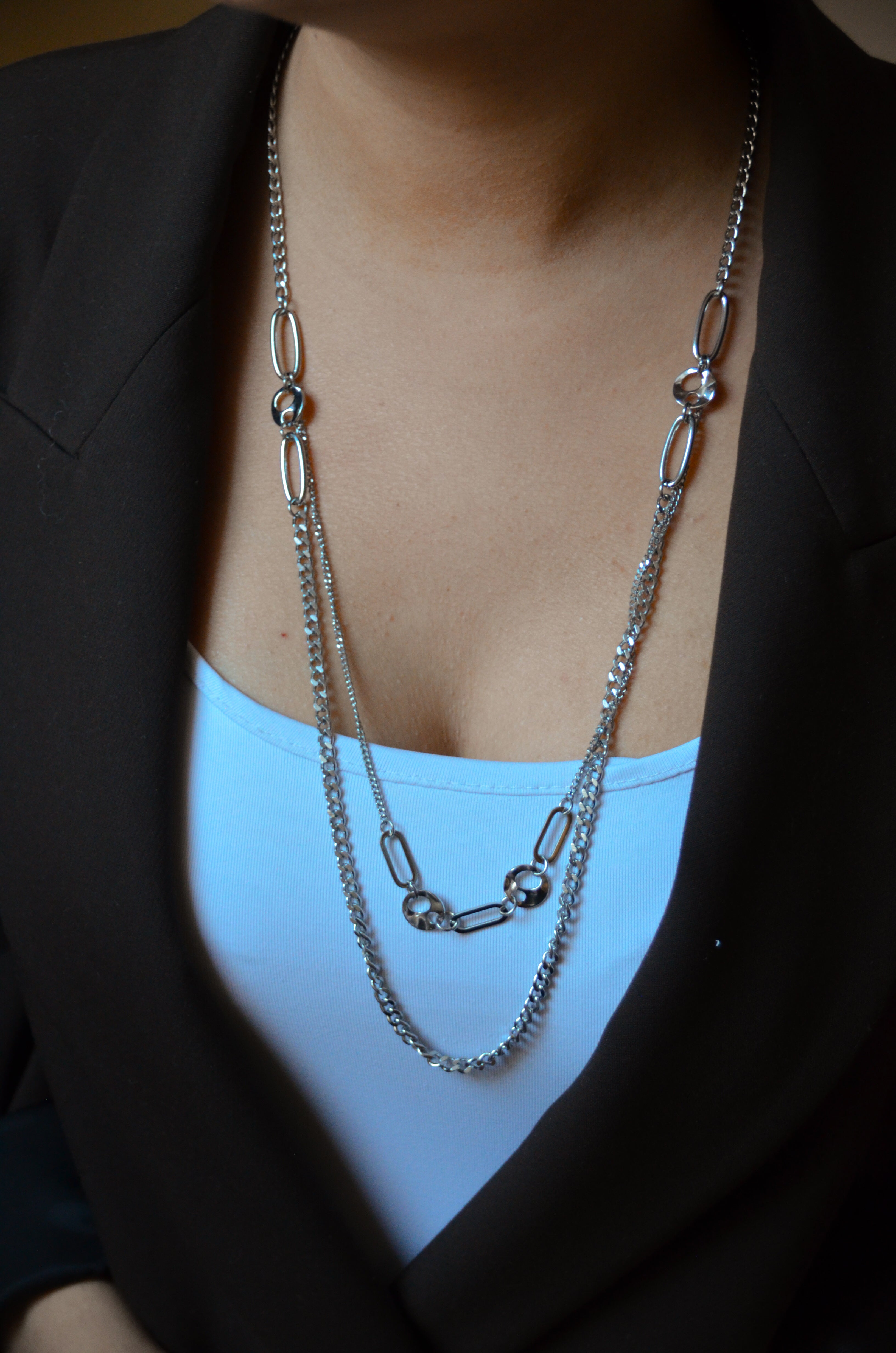 Unique - Sautoir Doré ou Argenté