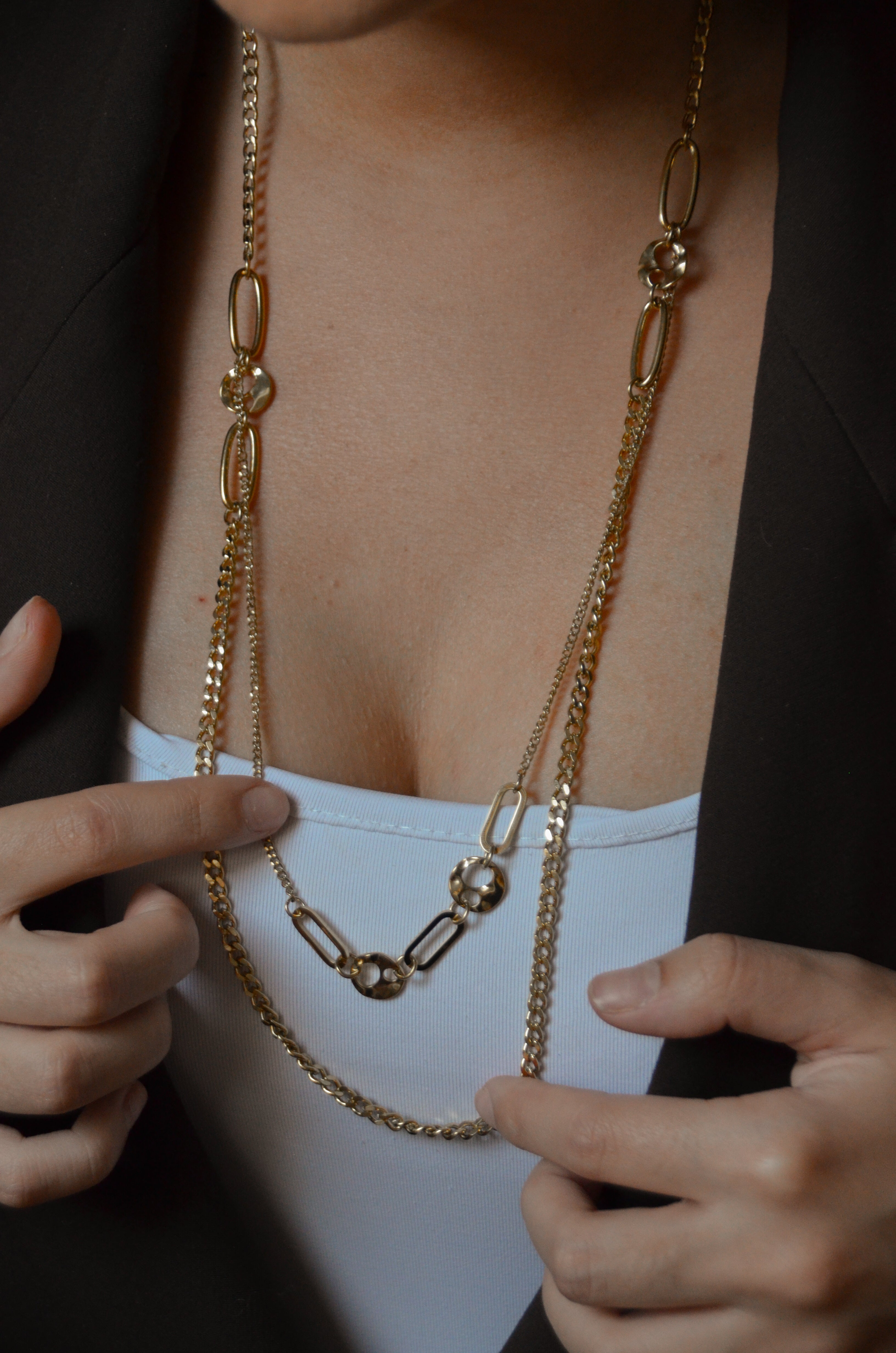 Unique - Sautoir Doré ou Argenté