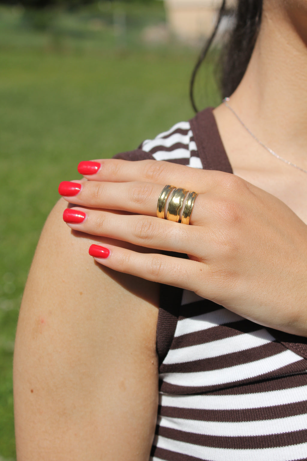 Fiera - Bague Dorée, Argentée ou Bicolore