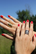 Fiera - Bague Dorée, Argentée ou Bicolore