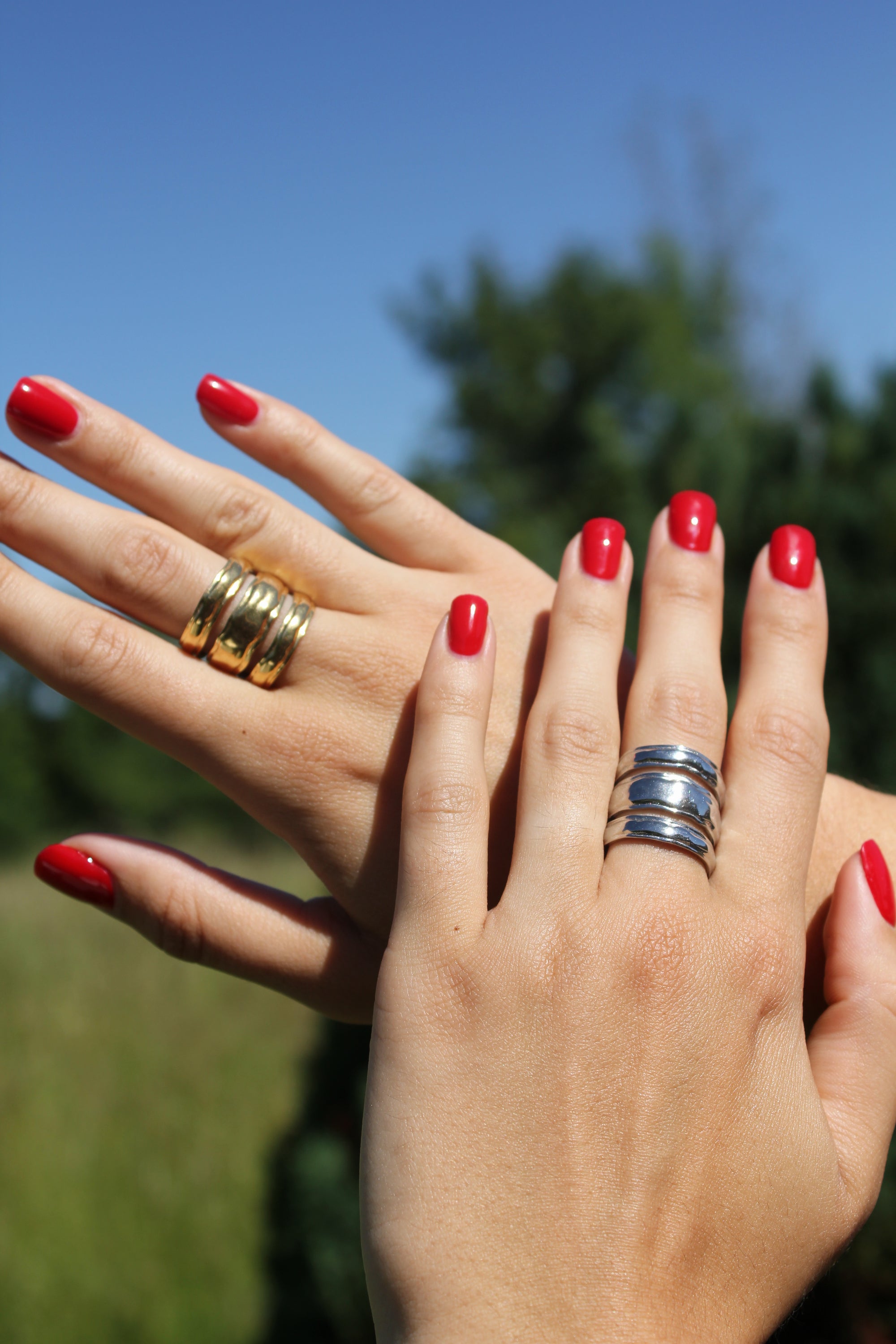 Fiera - Bague Dorée, Argentée ou Bicolore