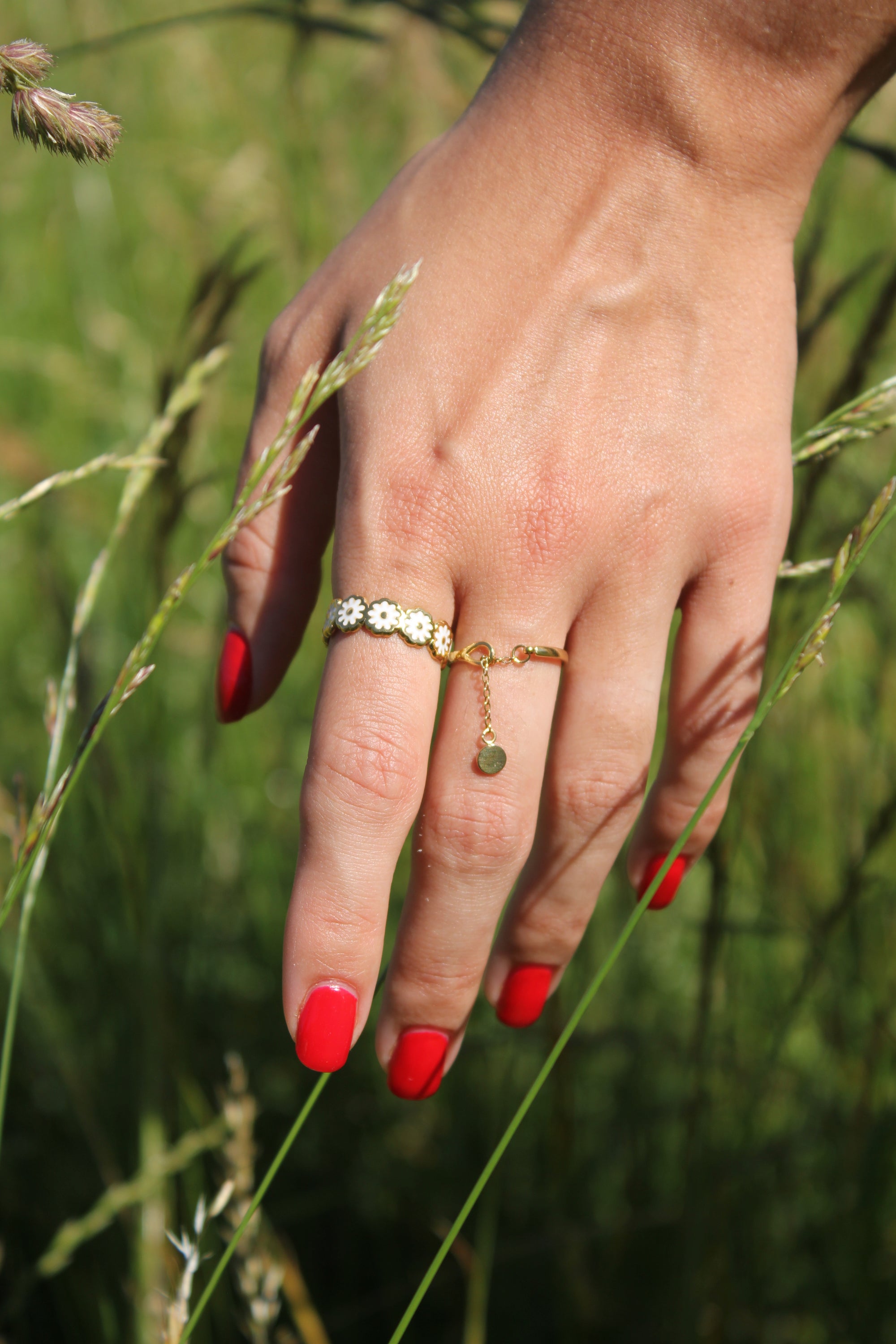 Pâquerette - Bague Fleur