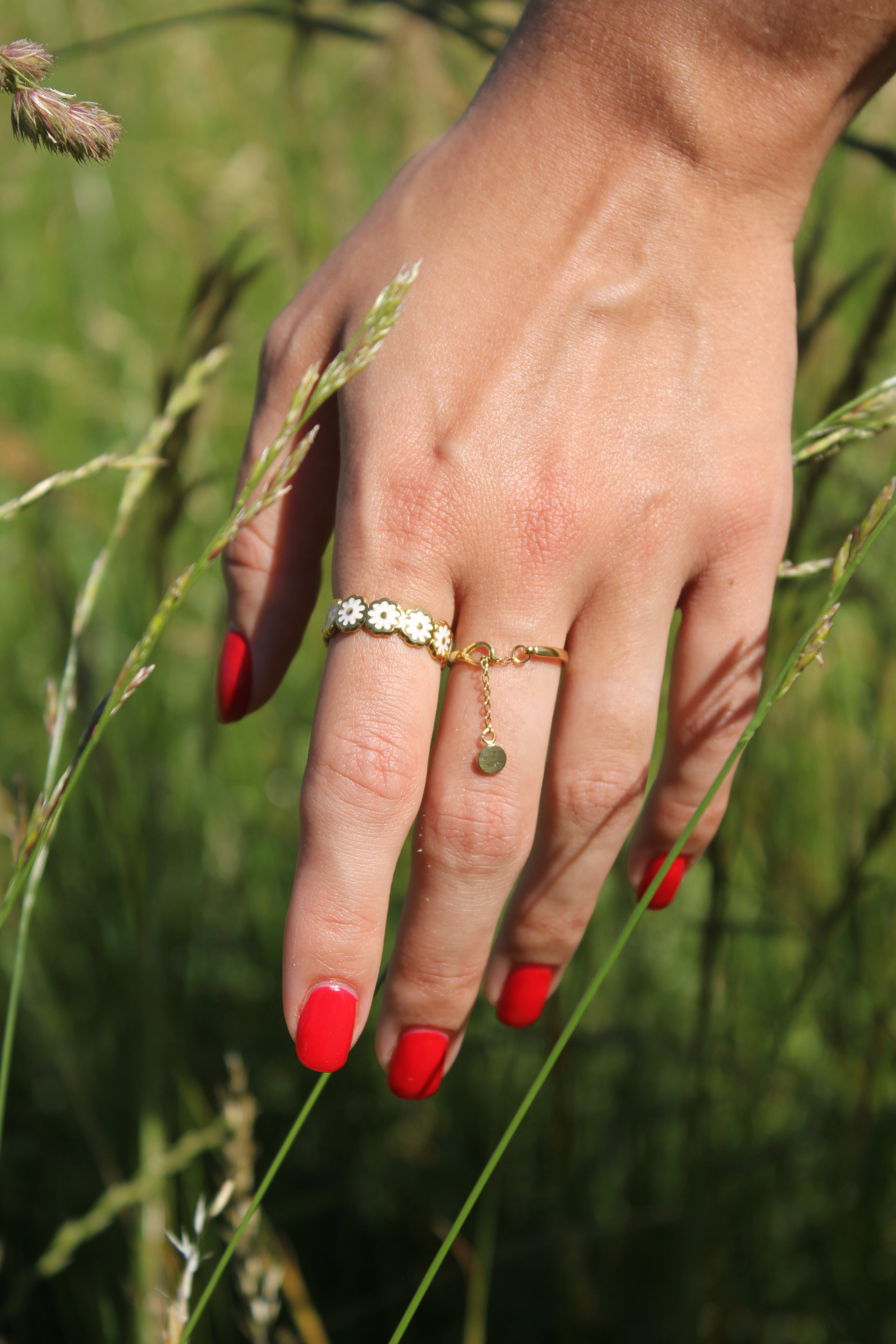 Pâquerette - Bague Fleur