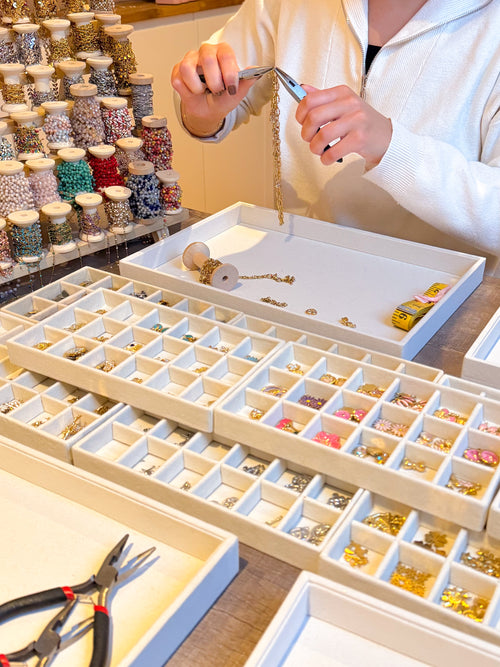 Atelier de création de bijoux – Validation avec la créatrice avant paiement