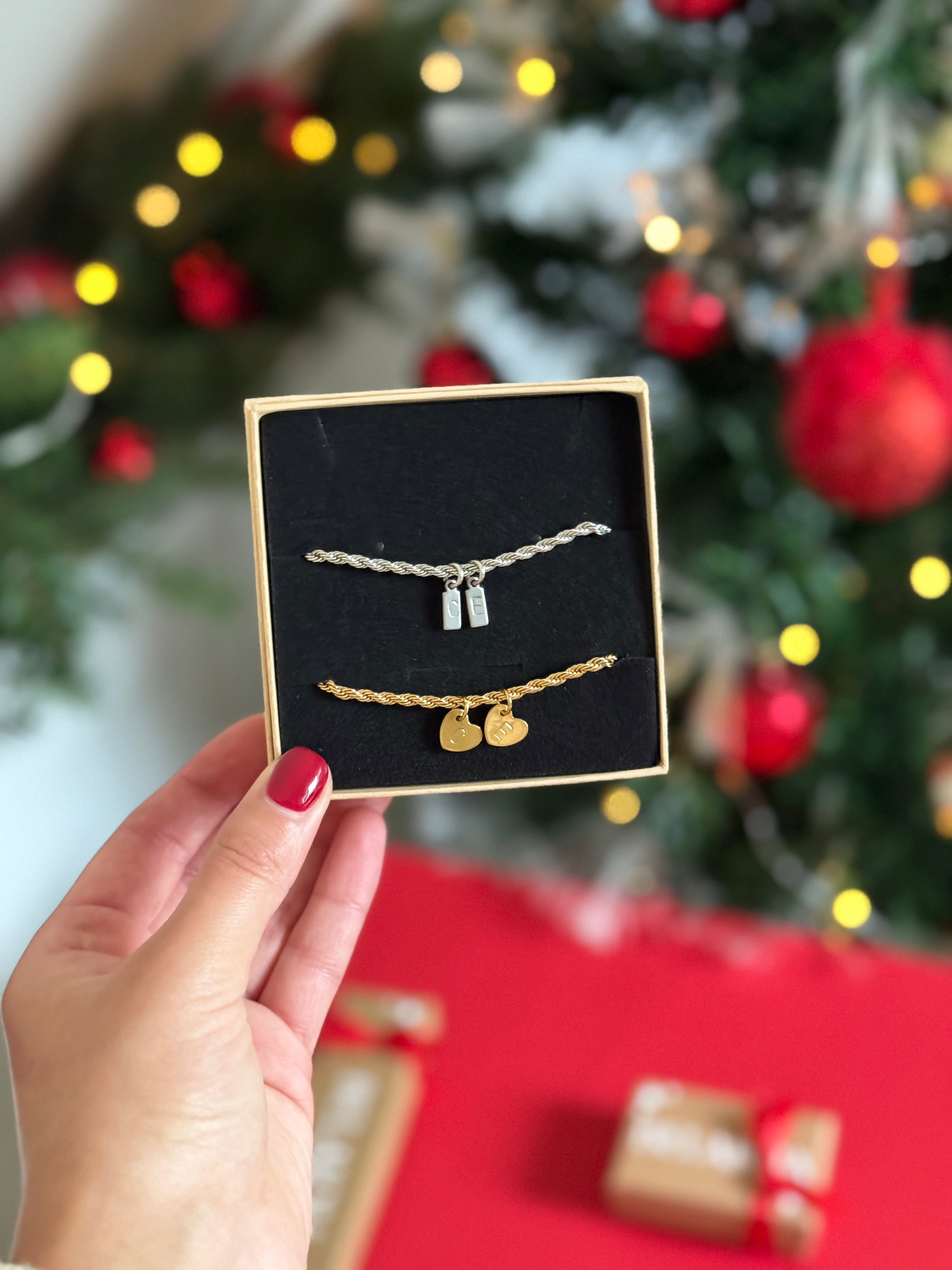 Duo Bracelet Amour - Coffret Noël