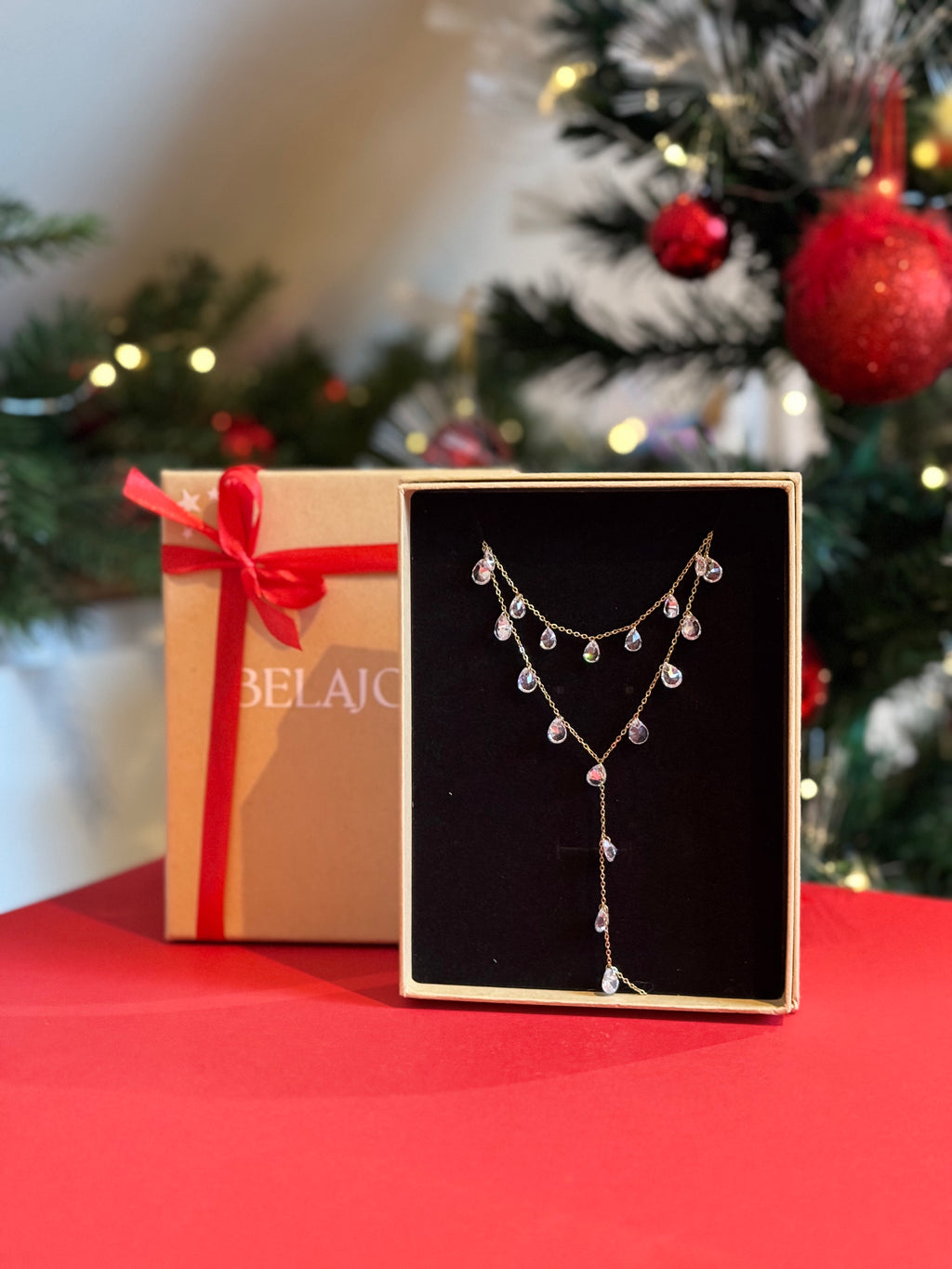 Parure Collier & Bracelet - Coffret Noël