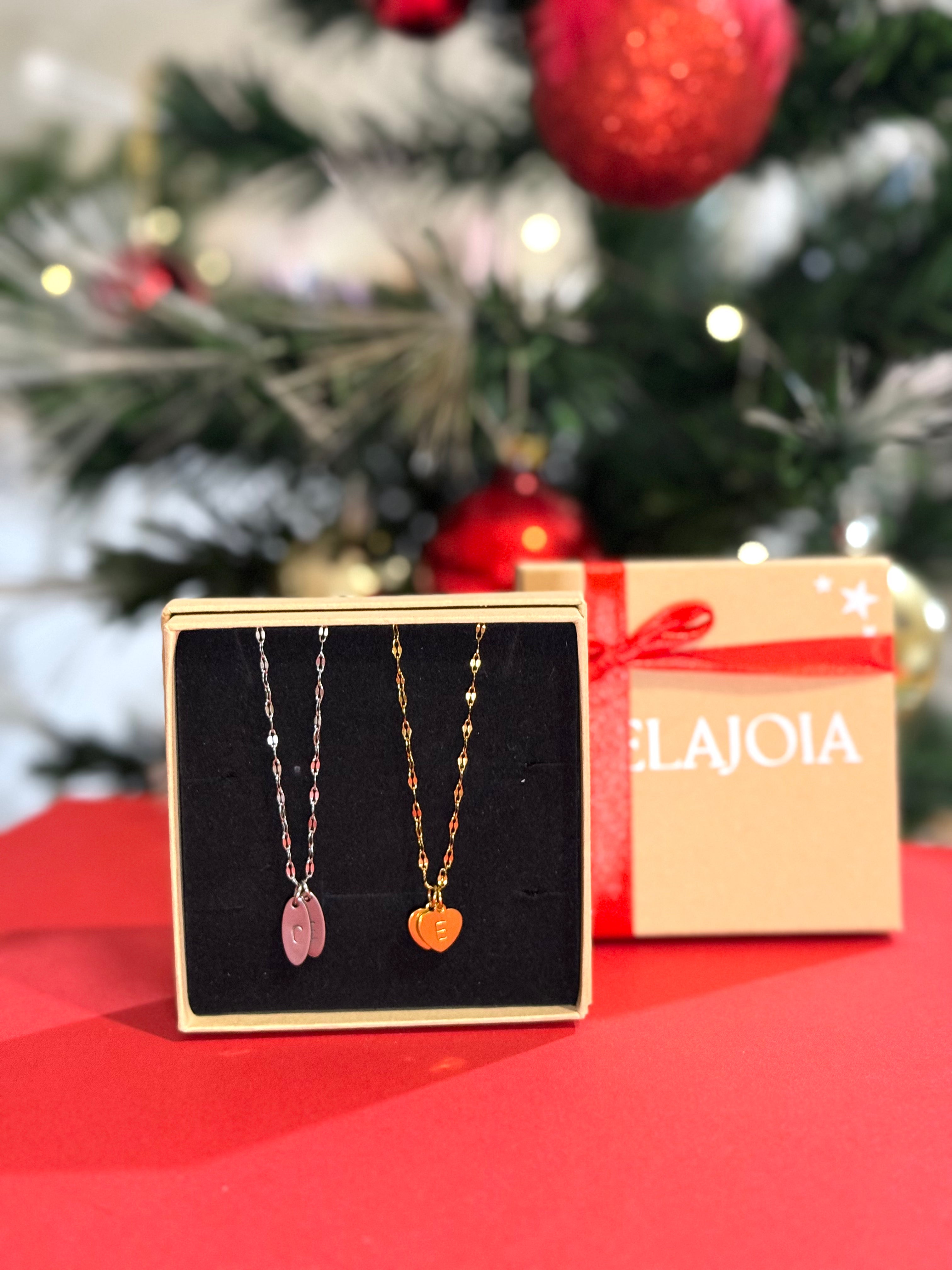 Duo Collier Amour - Coffret Noël